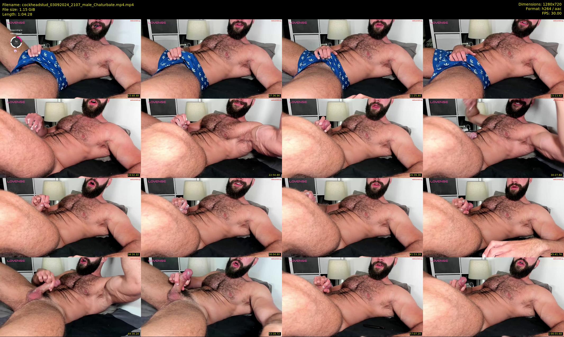 cockheadstud — 65 minute Chaturbate male cam show recording, 720p, Sep 3, 2024