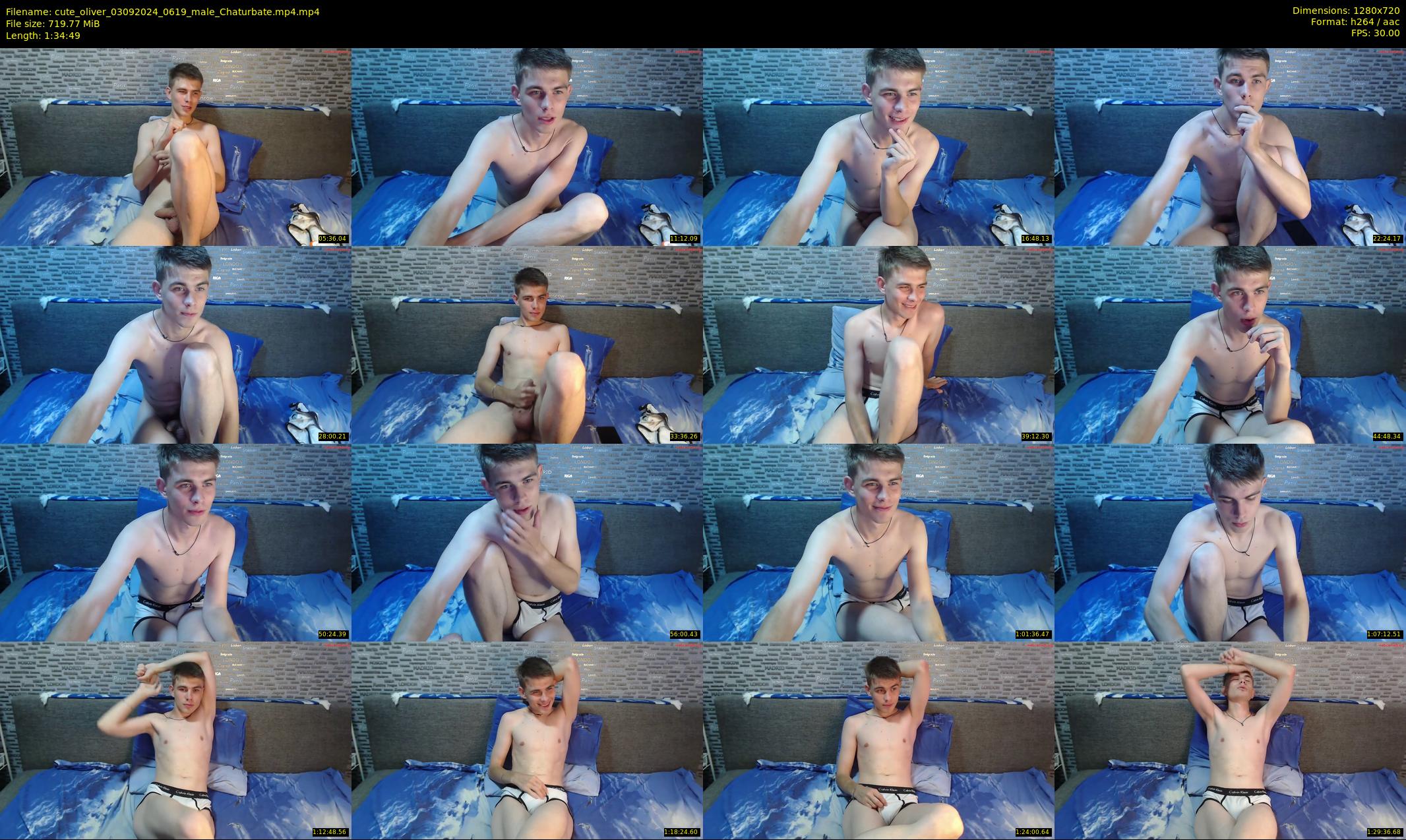 cute_oliver — 95 minute Chaturbate male cam show recording, 720p, Sep 3, 2024