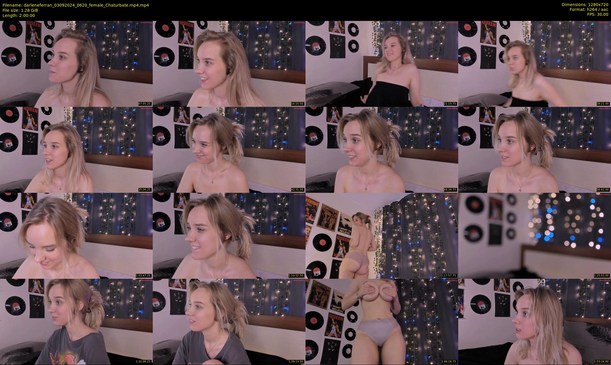 darleneferran — 120 minute Chaturbate female cam show recording, 720p, Sep 3, 2024