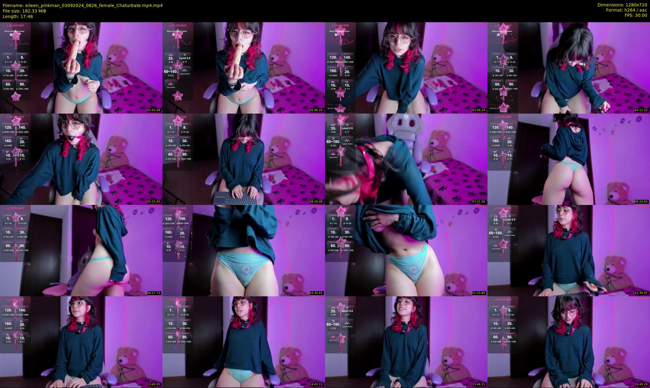 eileen_pinkman — 18 minute Chaturbate female cam show recording, 720p, Sep 3, 2024