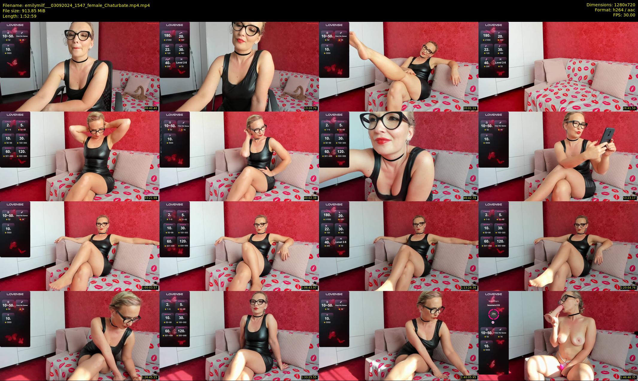 emilymilf__ — 113 minute Chaturbate female cam show recording, 720p, Sep 3, 2024