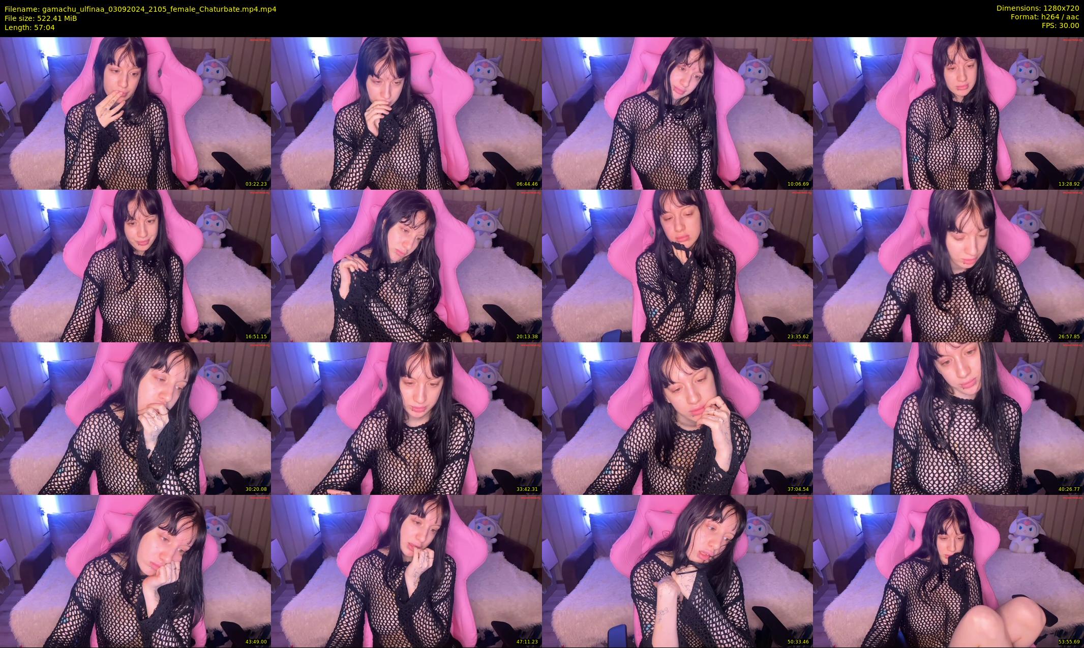 gamachu_ulfinaa — 58 minute Chaturbate female cam show recording, 720p, Sep 3, 2024