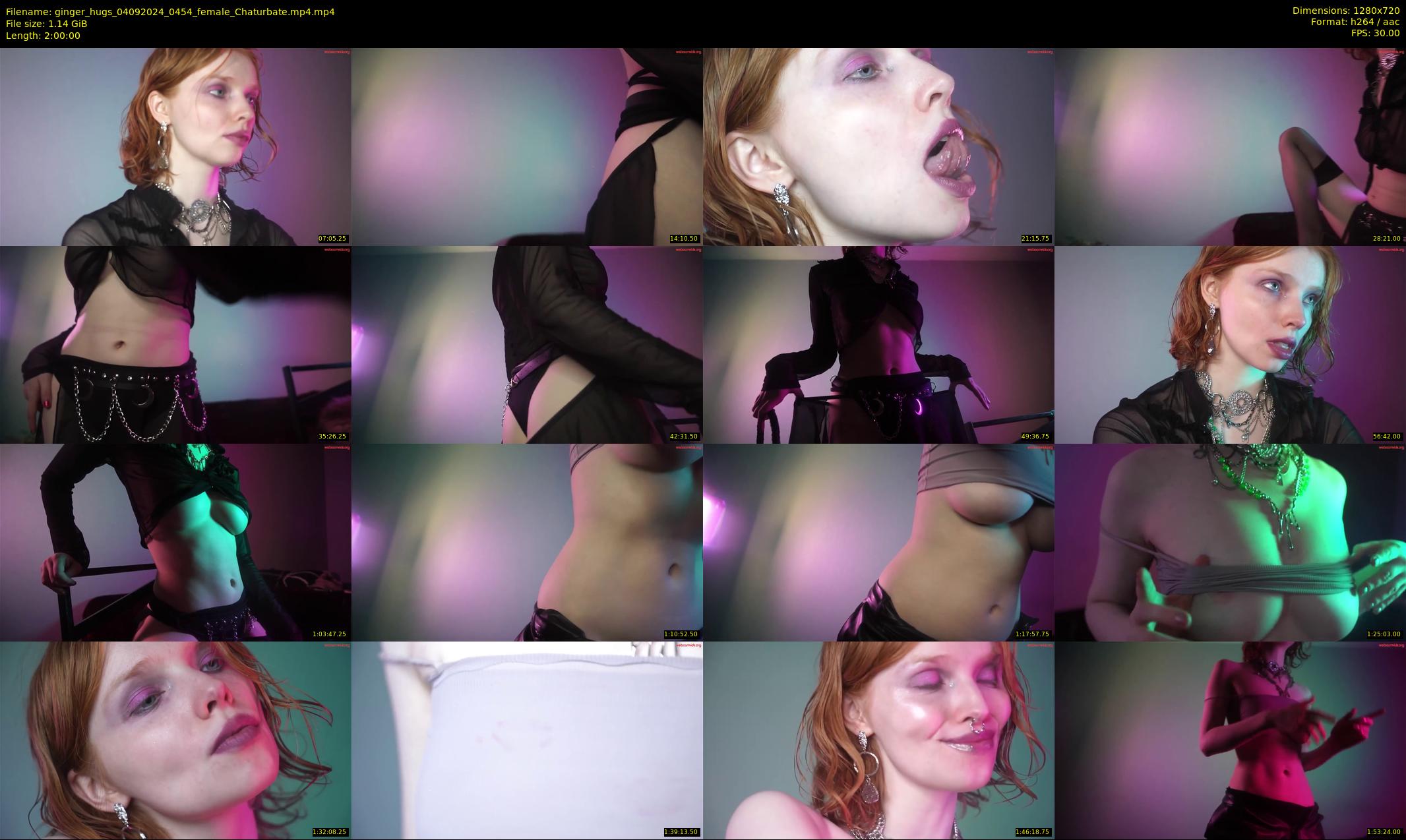 ginger_hugs — 120 minute Chaturbate female cam show recording, 720p, Sep 4, 2024