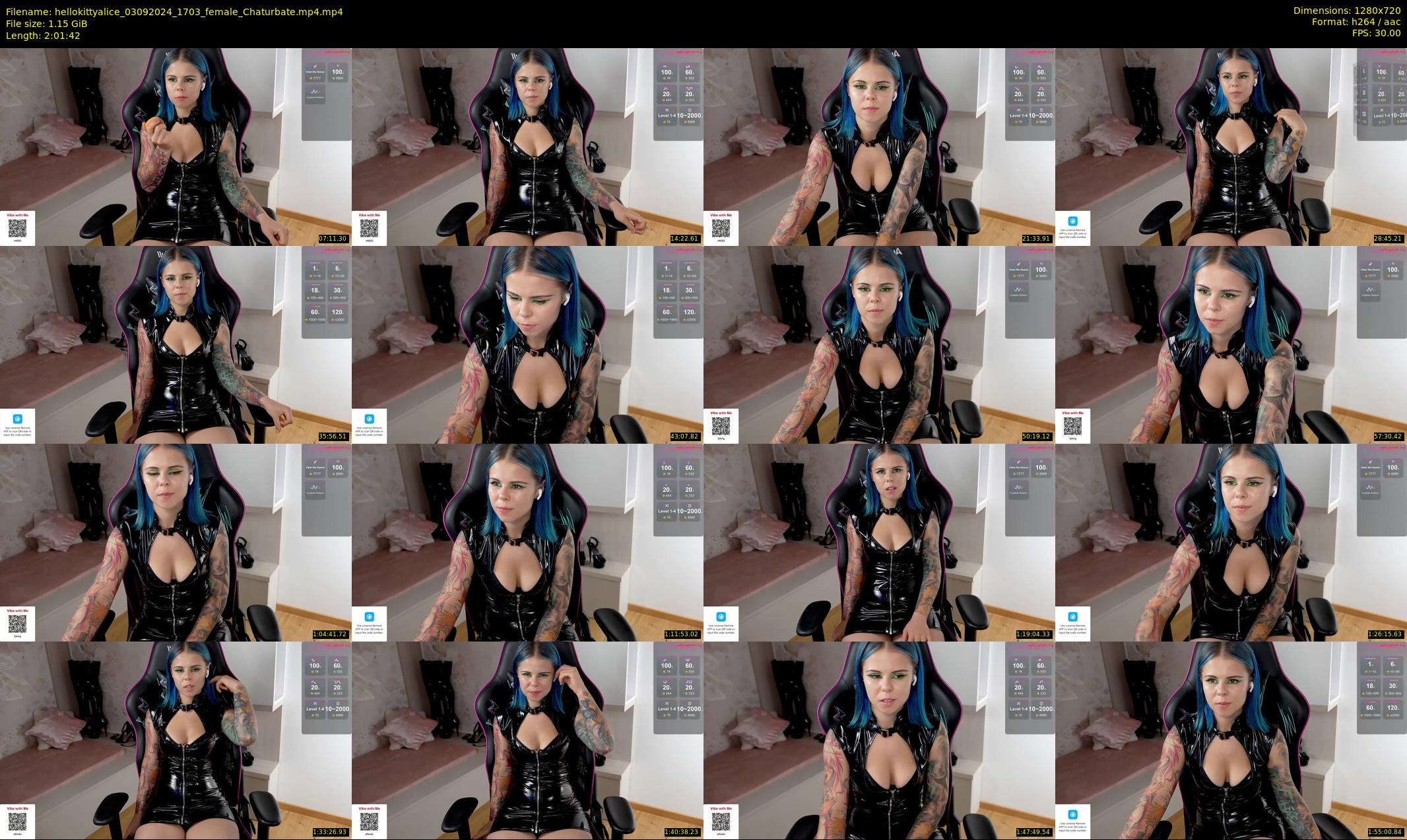 hellokittyalice — 122 minute Chaturbate female cam show recording, 720p, Sep 3, 2024