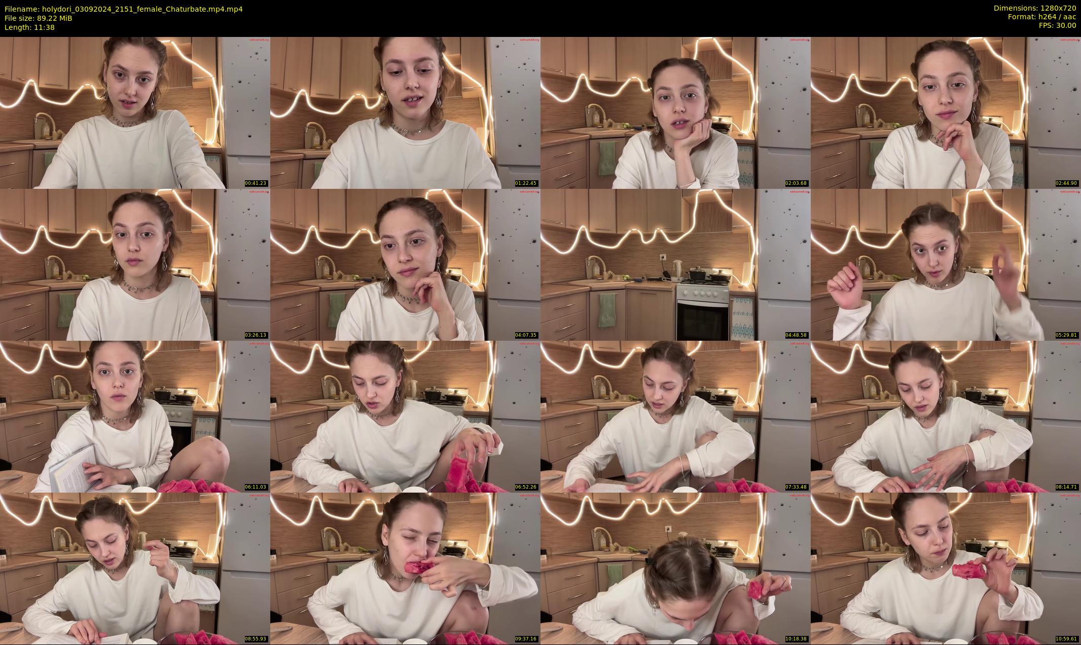 holydori — 12 minute Chaturbate female cam show recording, 720p, Sep 3, 2024