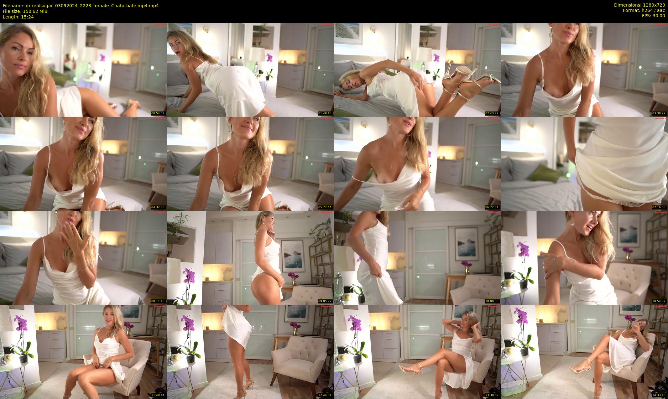 imrealsugar — 16 minute Chaturbate female cam show recording, 720p, Sep 3, 2024