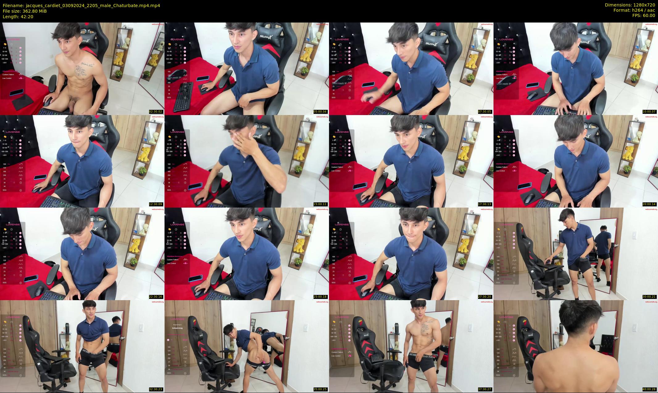 jacques_cardiet — 43 minute Chaturbate male cam show recording, 720p, Sep 3, 2024