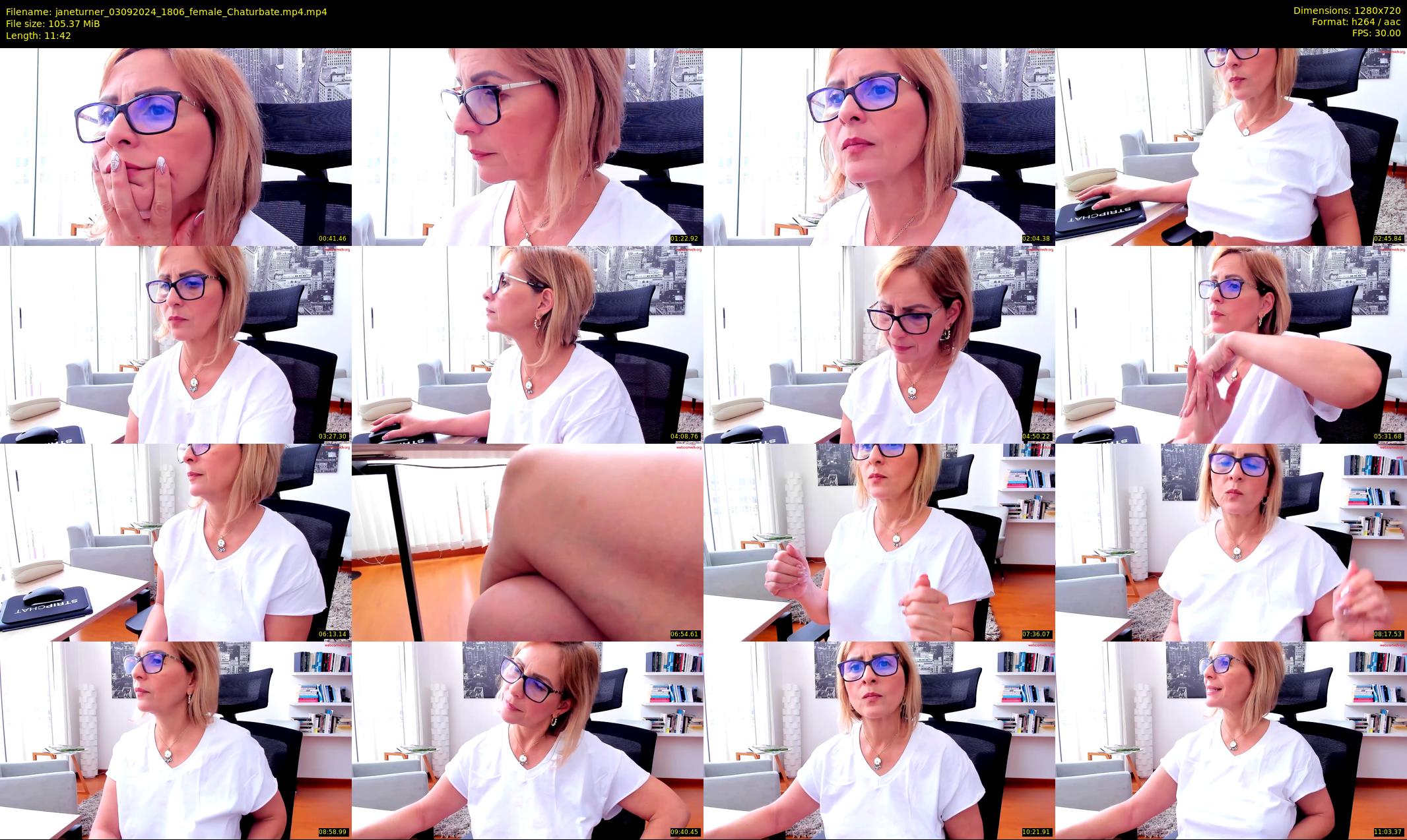 janeturner — 12 minute Chaturbate female cam show recording, 720p, Sep 3, 2024