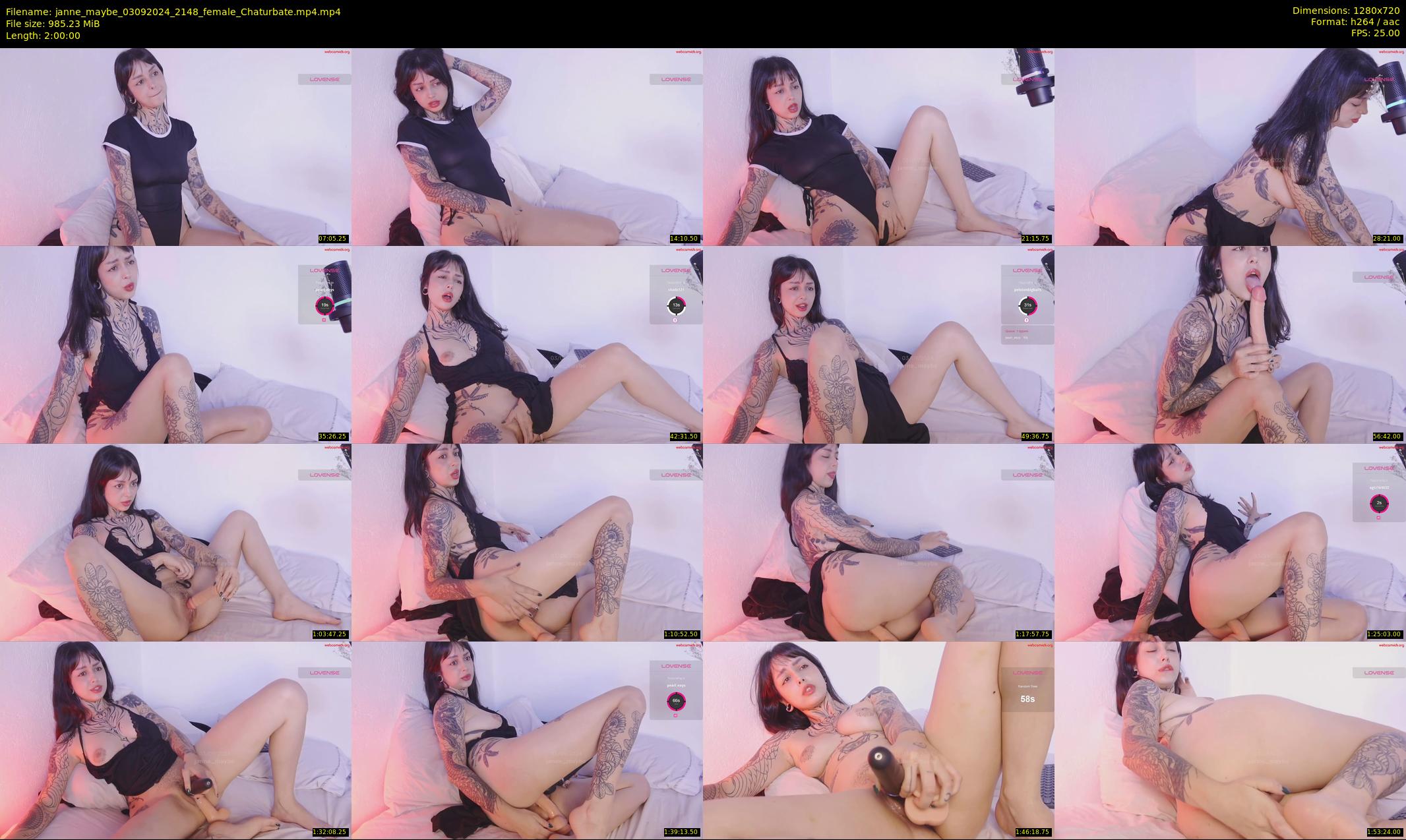 janne_maybe — 120 minute Chaturbate female cam show recording, 720p, Sep 3, 2024