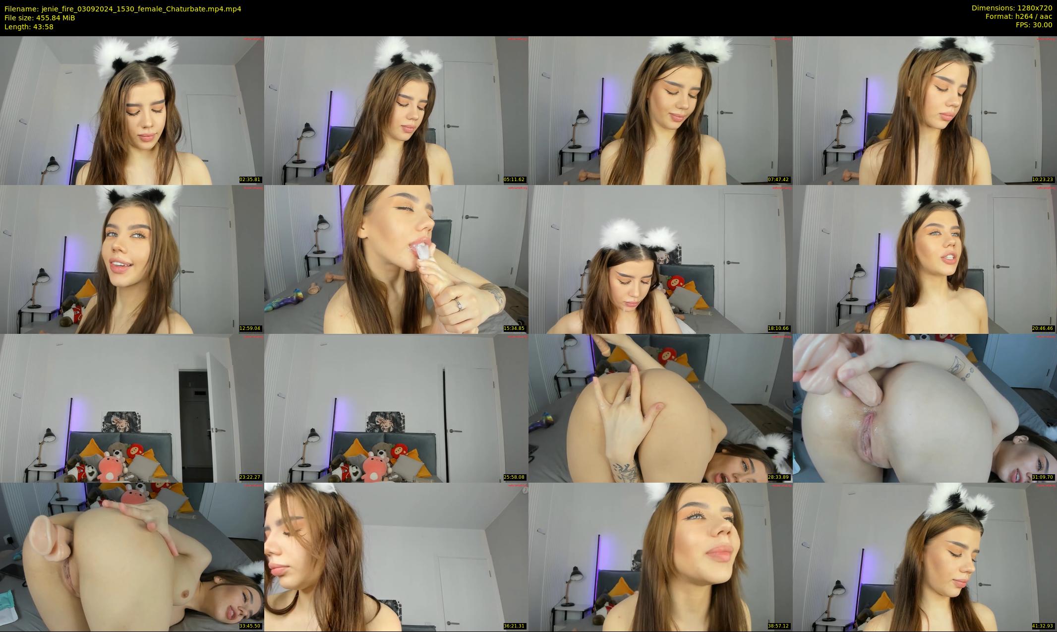 jenie_fire — 44 minute Chaturbate female cam show recording, 720p, Sep 3, 2024