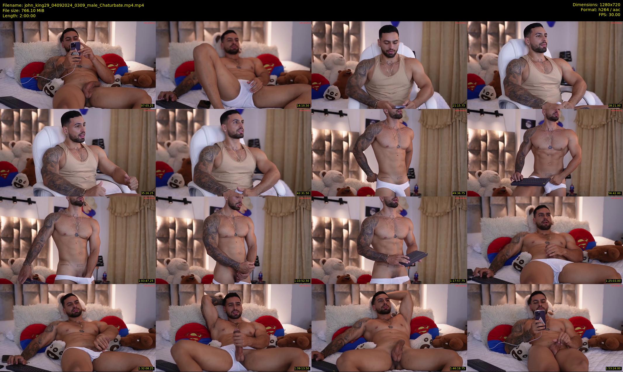 john_king29 — 120 minute Chaturbate male cam show recording, 720p, Sep 4, 2024