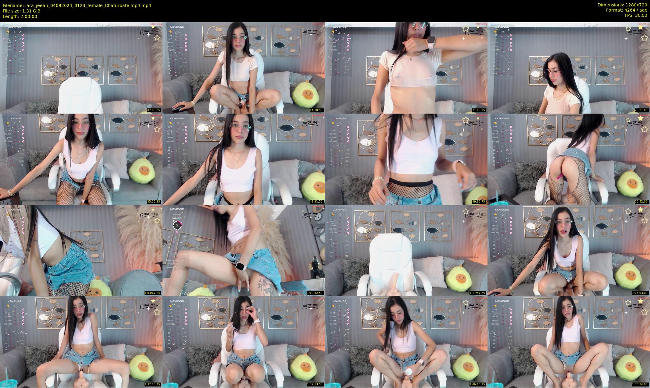 lara_jeean — 120 minute Chaturbate female cam show recording, 720p, Sep 4, 2024