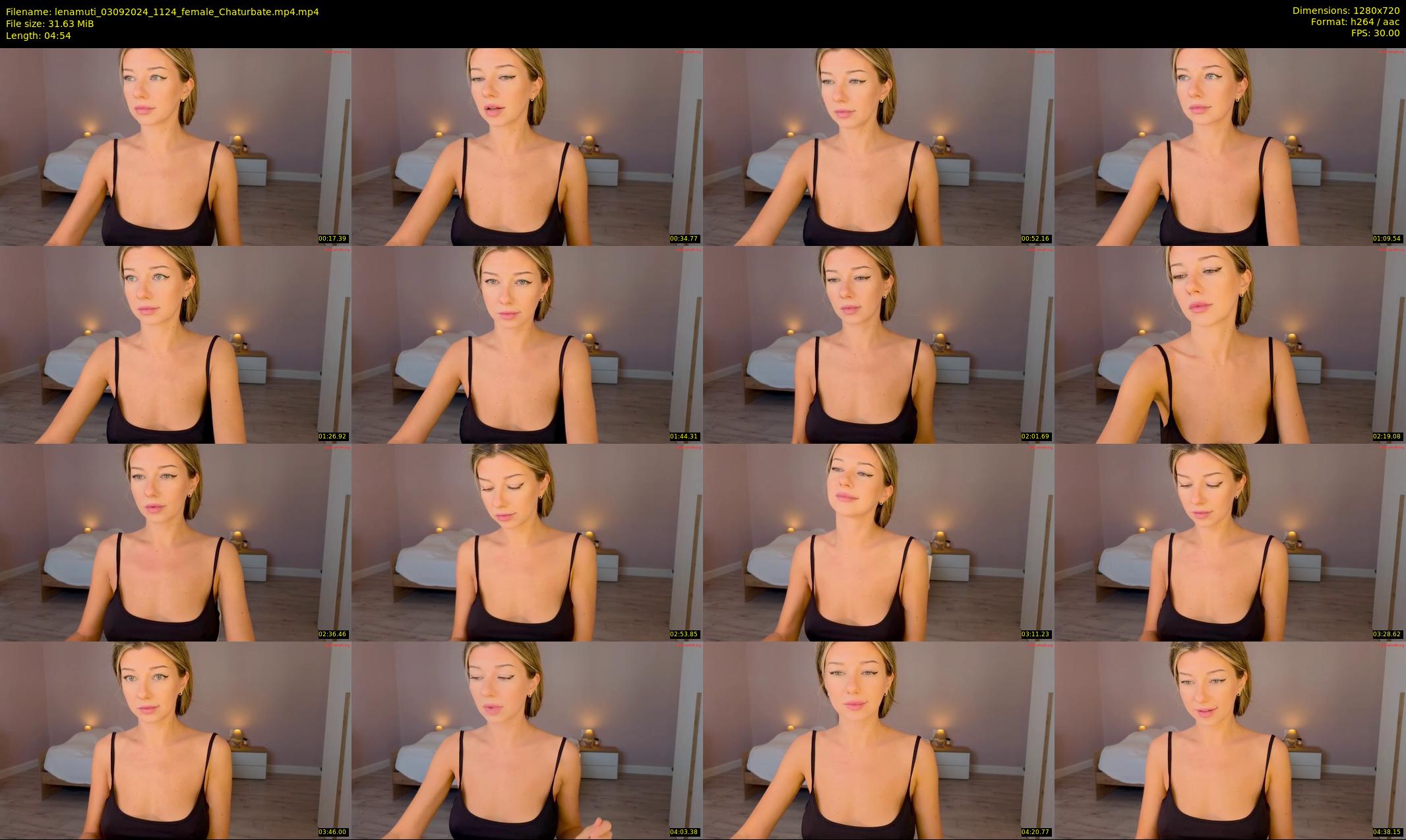 lenamuti — 5 minute Chaturbate female cam show recording, 720p, Sep 3, 2024