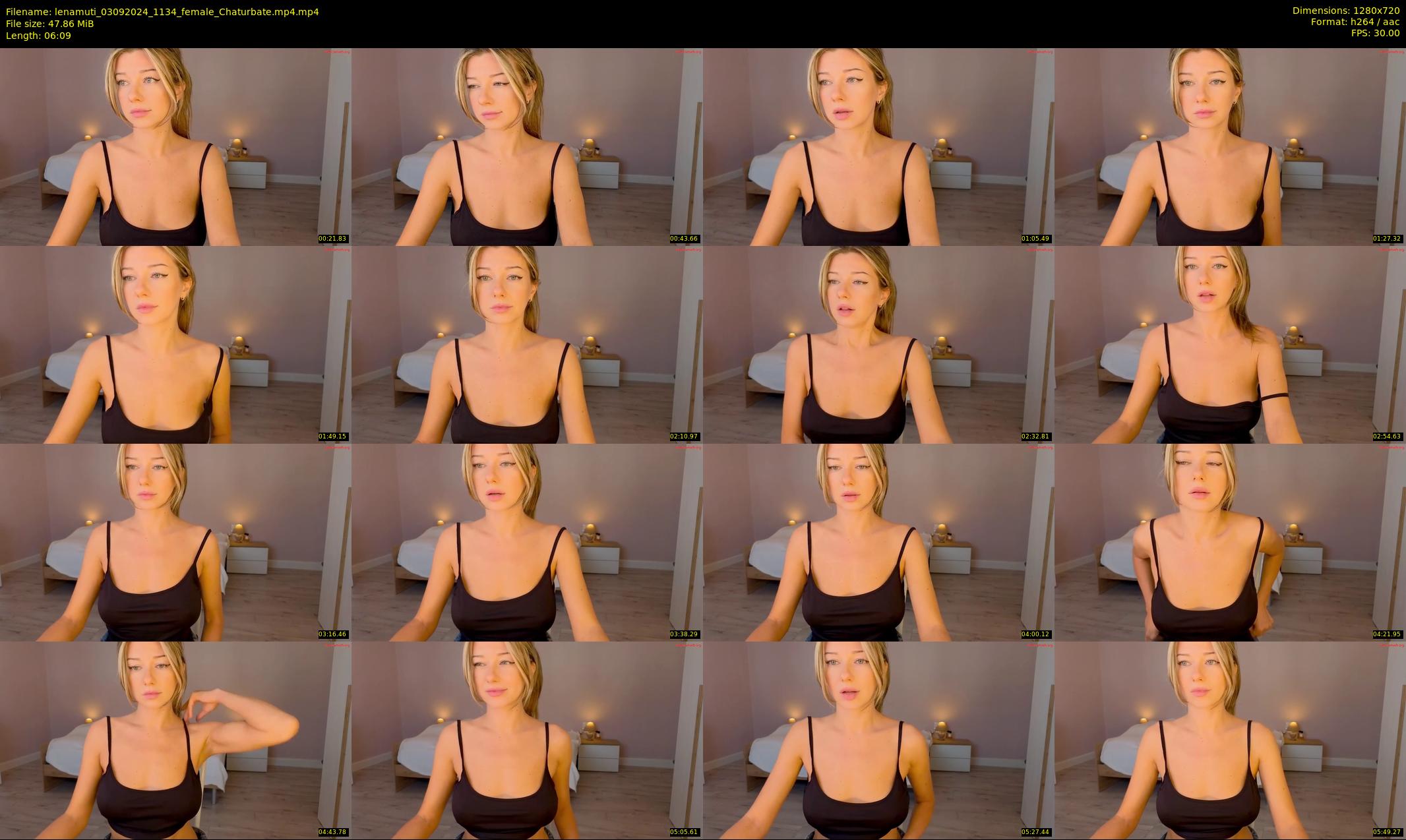 lenamuti — 7 minute Chaturbate female cam show recording, 720p, Sep 3, 2024