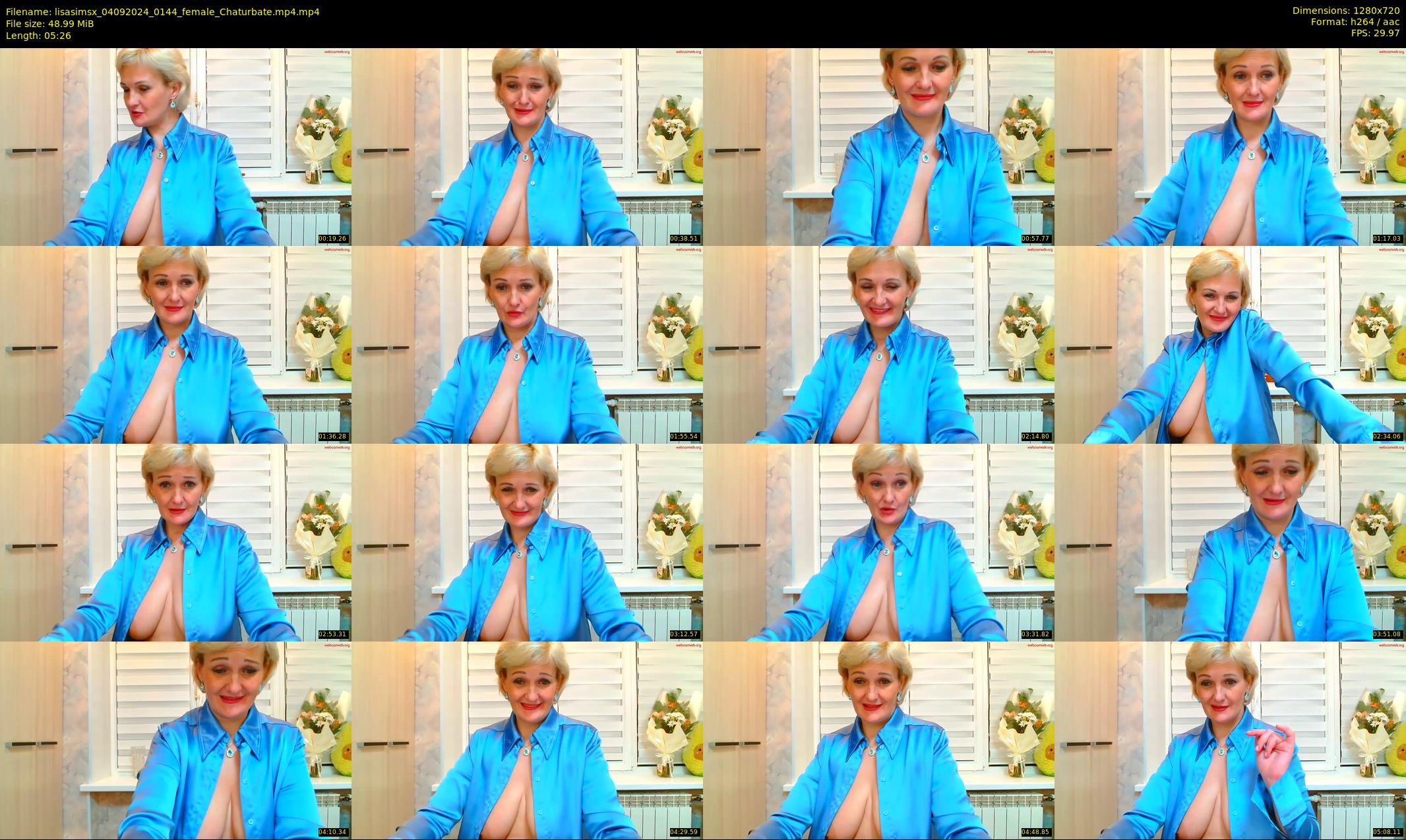 lisasimsx — 6 minute Chaturbate female cam show recording, 720p, Sep 4, 2024