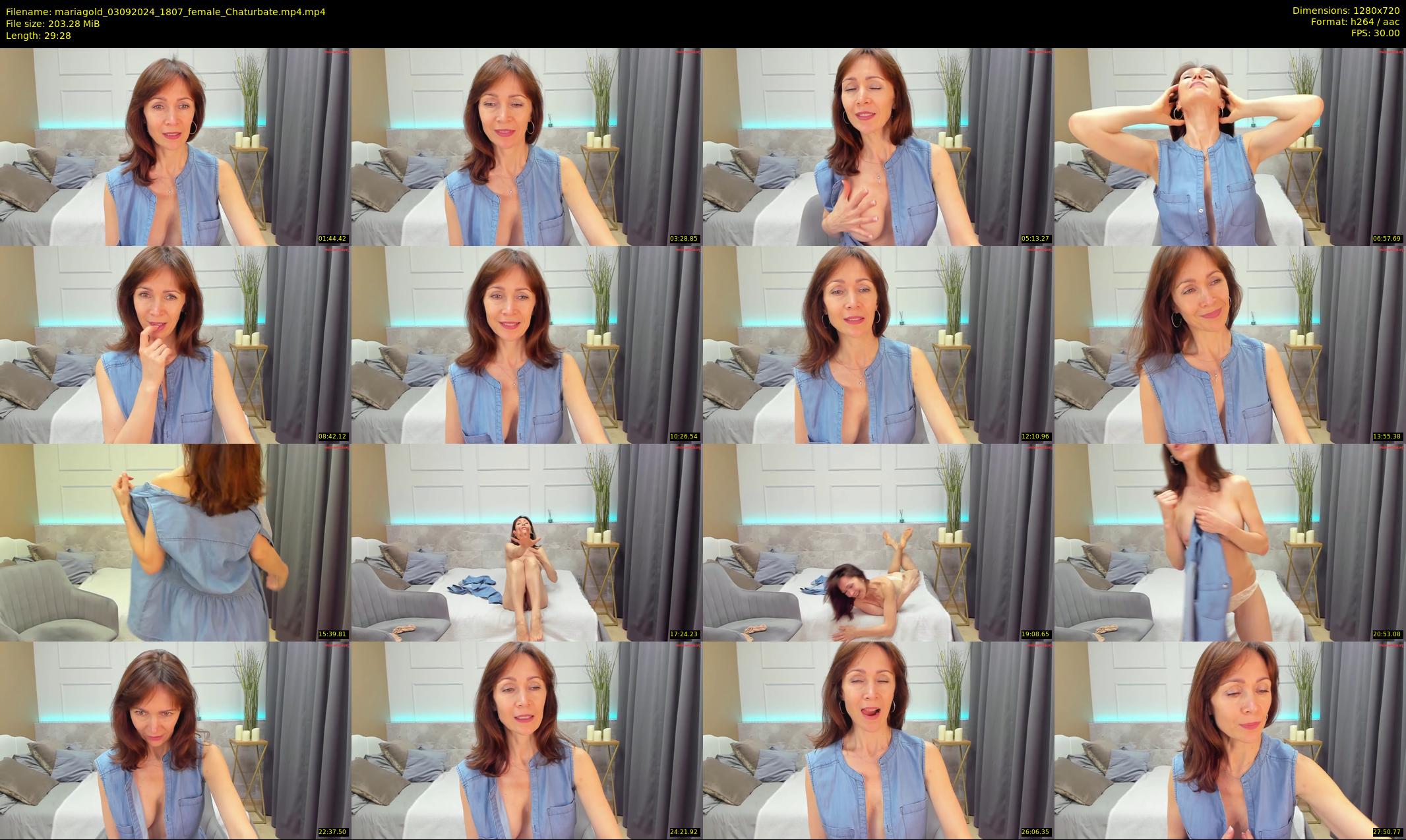 mariagold — 30 minute Chaturbate female cam show recording, 720p, Sep 3, 2024