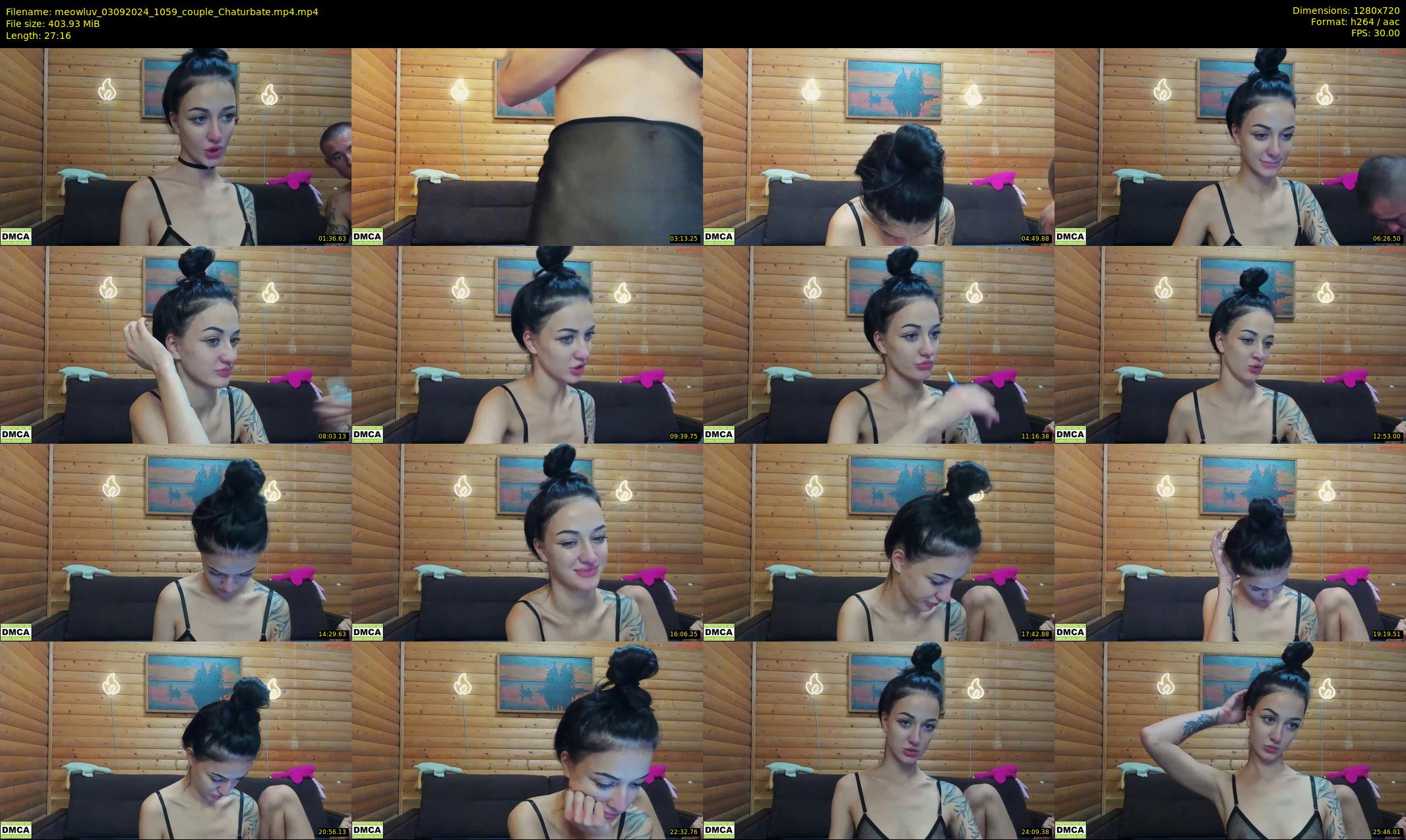 meowluv — 28 minute Chaturbate couple cam show recording, 720p, Sep 3, 2024