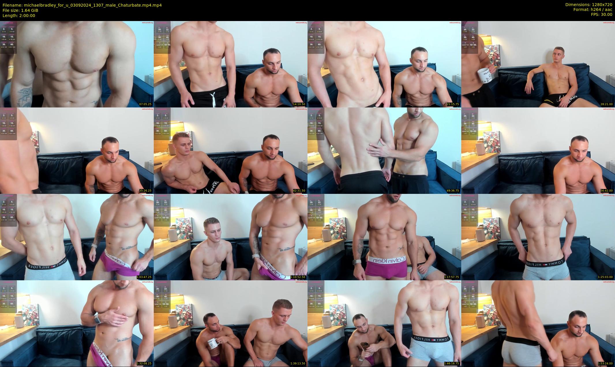 michaelbradley_for_u — 120 minute Chaturbate male cam show recording, 720p, Sep 3, 2024