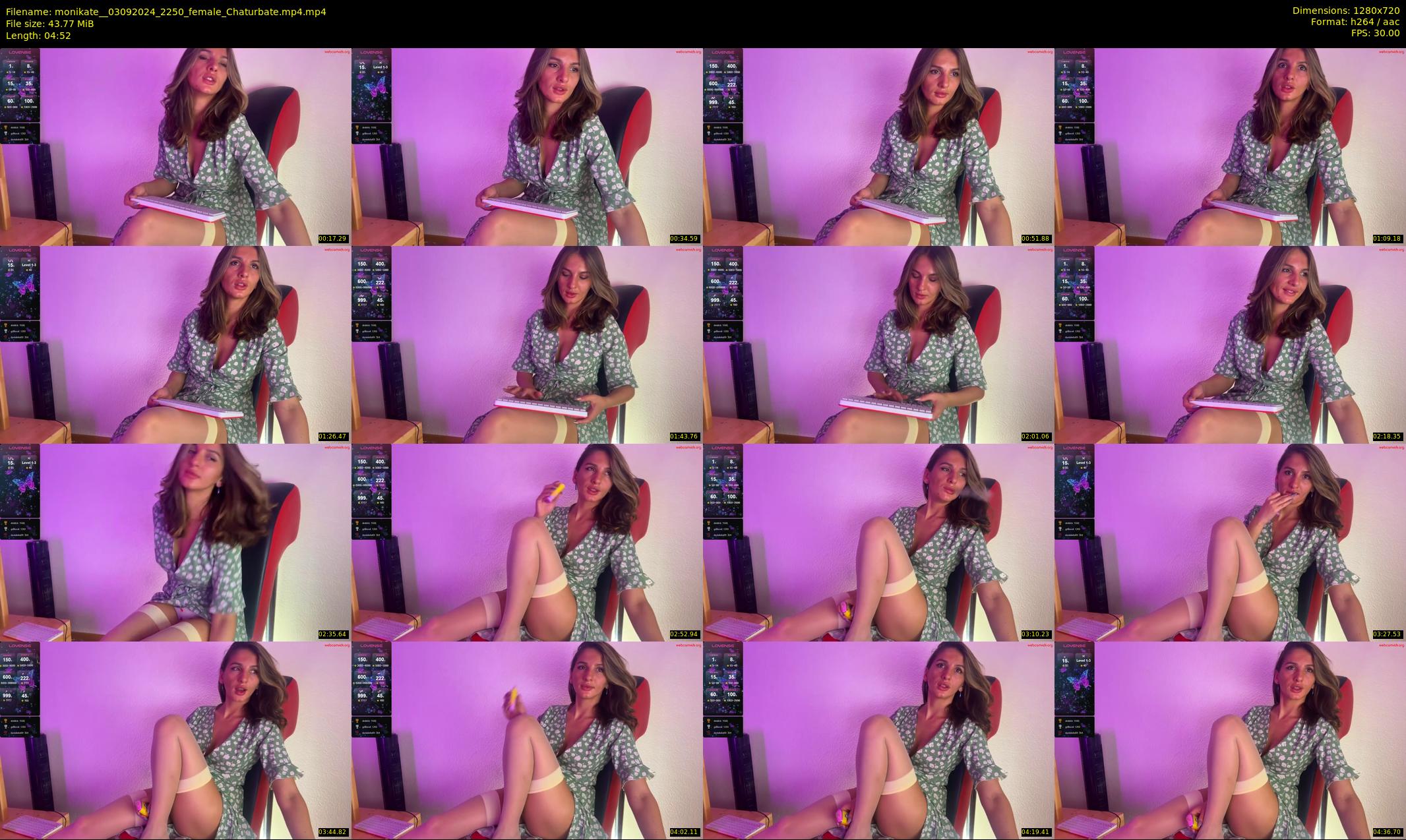 monikate_ — 5 minute Chaturbate couple cam show recording, 720p, Sep 3, 2024