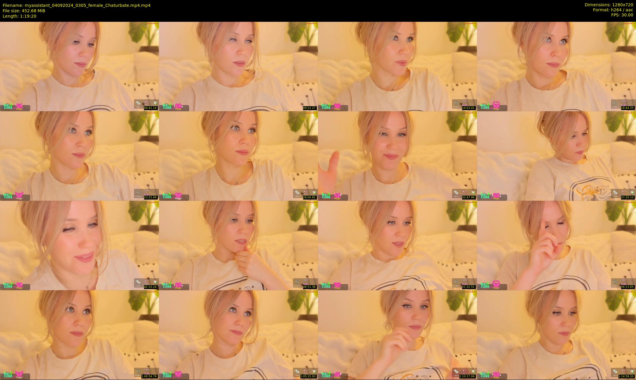 myassistant — 80 minute Chaturbate female cam show recording, 720p, Sep 4, 2024
