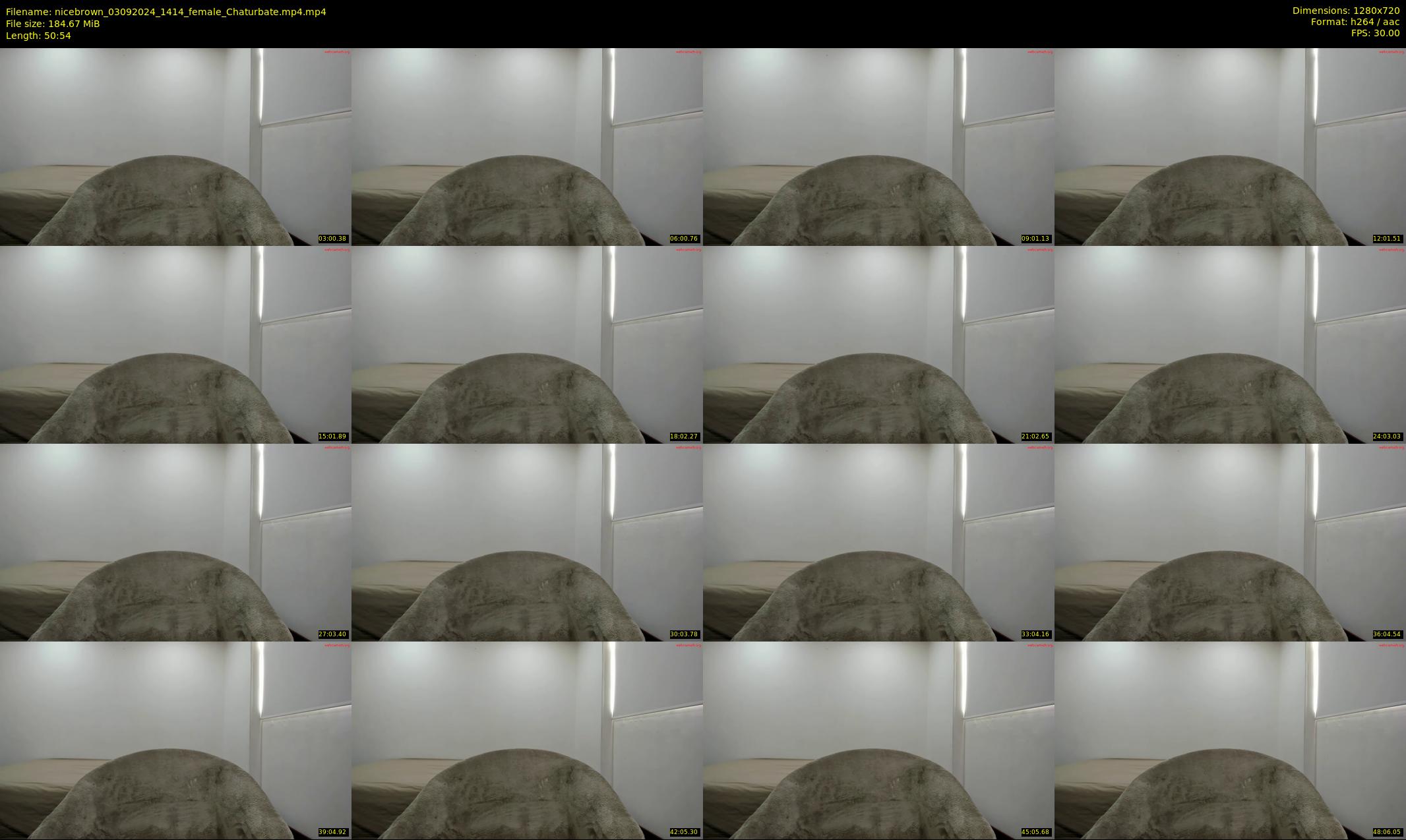 nicebrown — 51 minute Chaturbate female cam show recording, 720p, Sep 3, 2024
