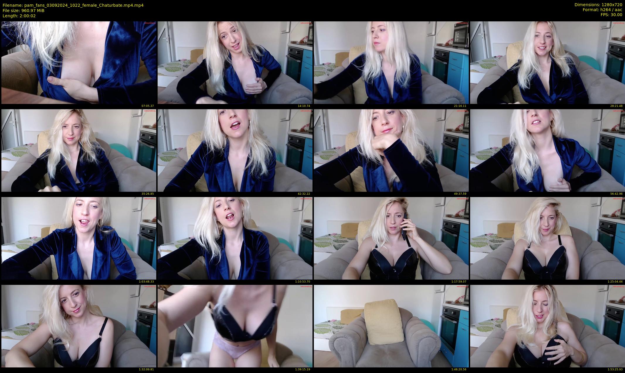 pam_fans — 121 minute Chaturbate female cam show recording, 720p, Sep 3, 2024
