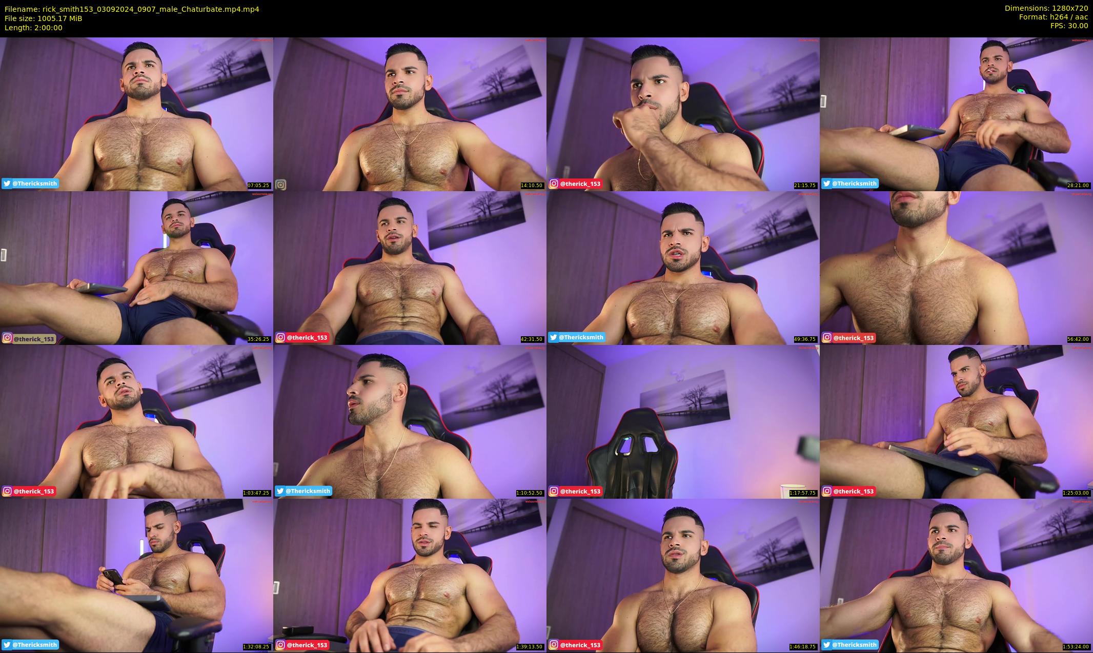 rick_smith153 — 120 minute Chaturbate male cam show recording, 720p, Sep 3, 2024