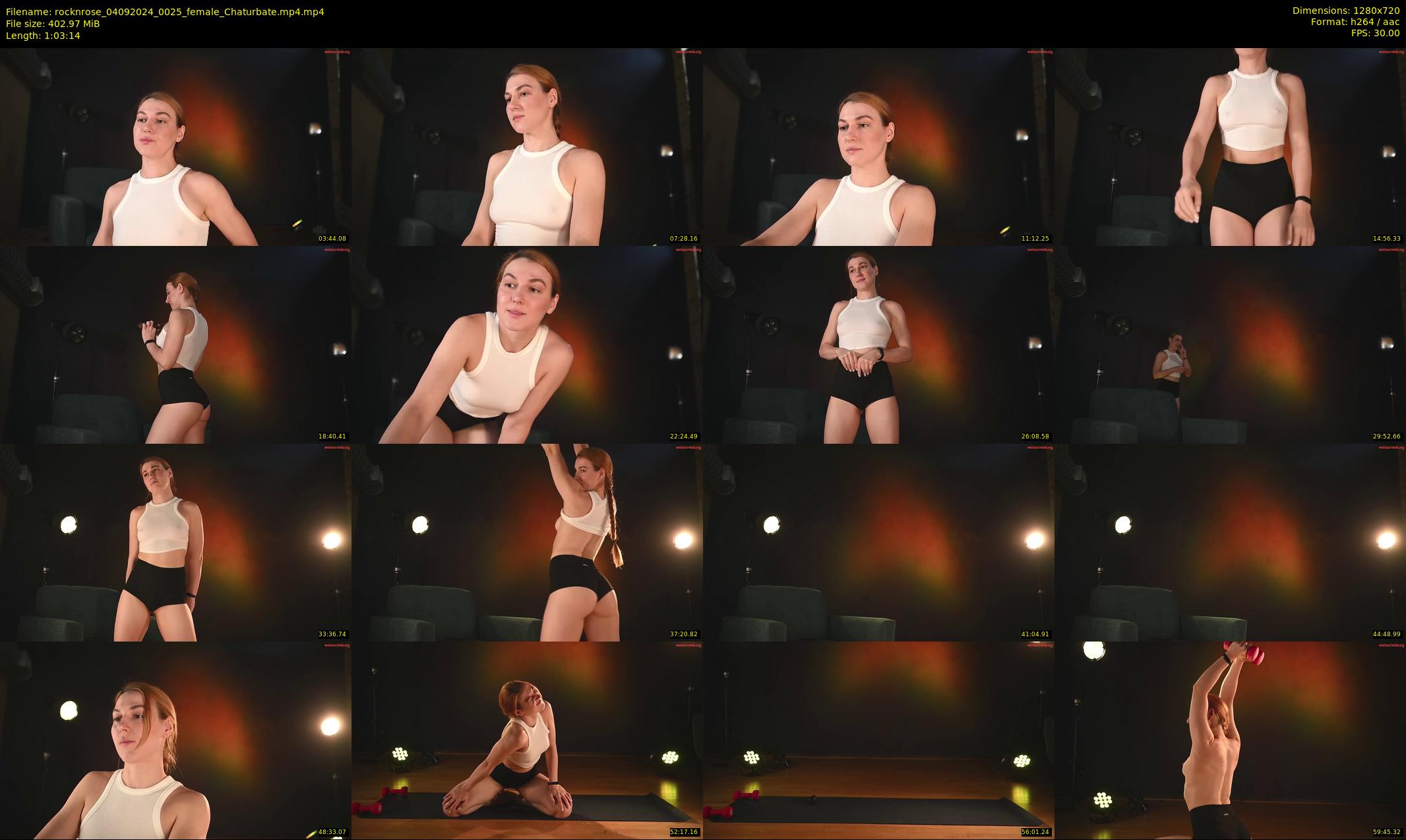 rocknrose — 64 minute Chaturbate female cam show recording, 720p, Sep 4, 2024