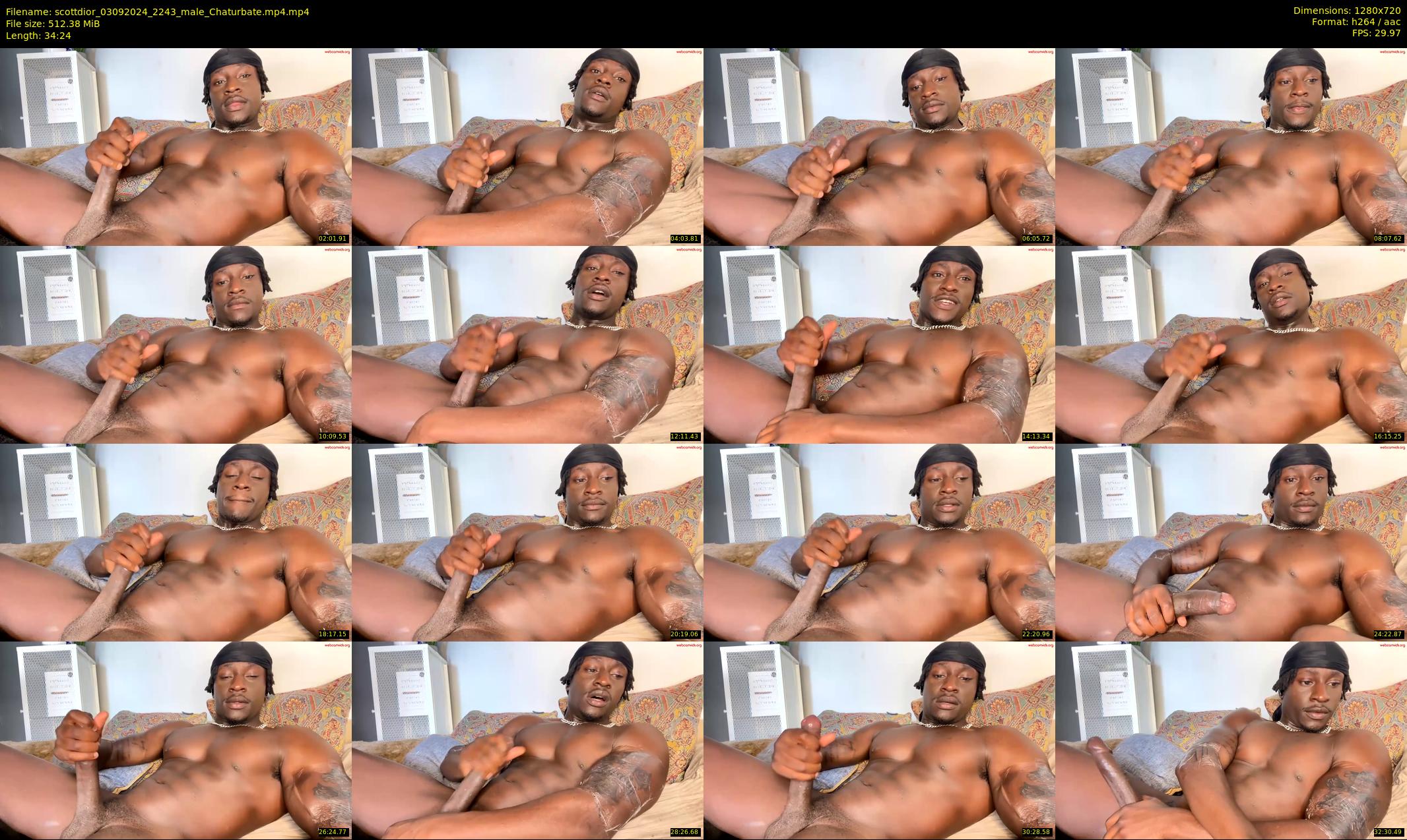 scottdior — 35 minute Chaturbate male cam show recording, 720p, Sep 3, 2024
