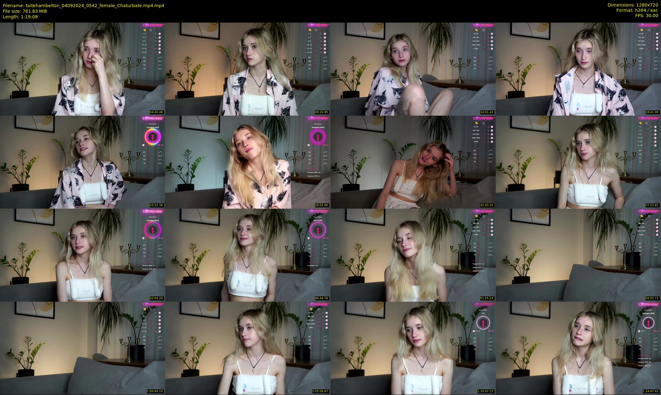 taitehambelton — 80 minute Chaturbate female cam show recording, 720p, Sep 4, 2024