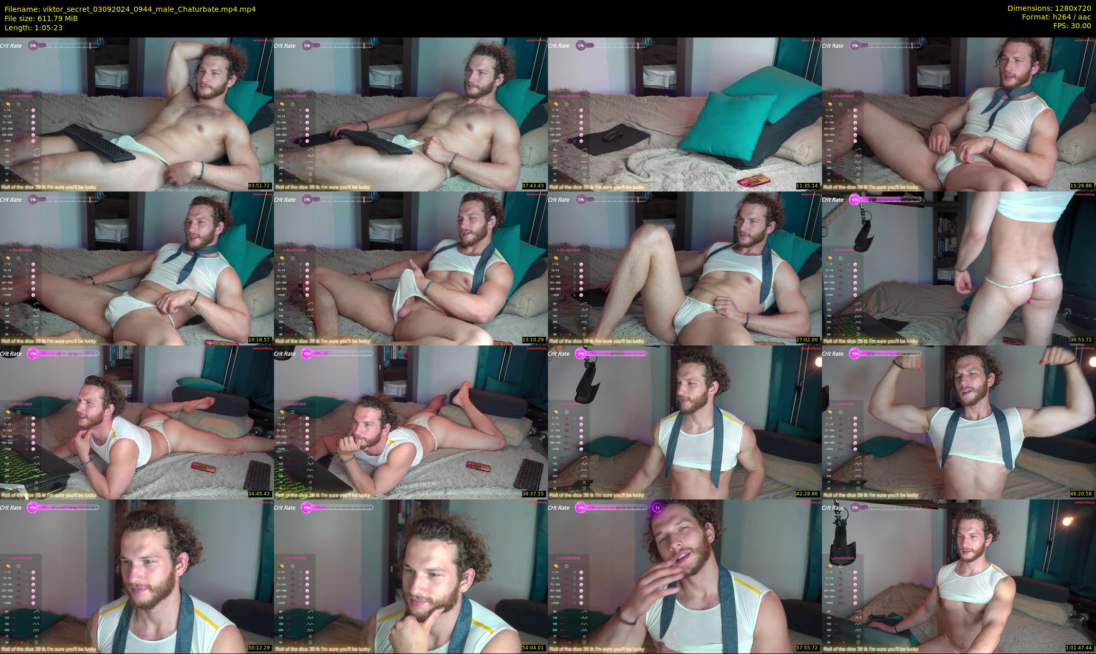 viktor_secret — 66 minute Chaturbate male cam show recording, 720p, Sep 3, 2024