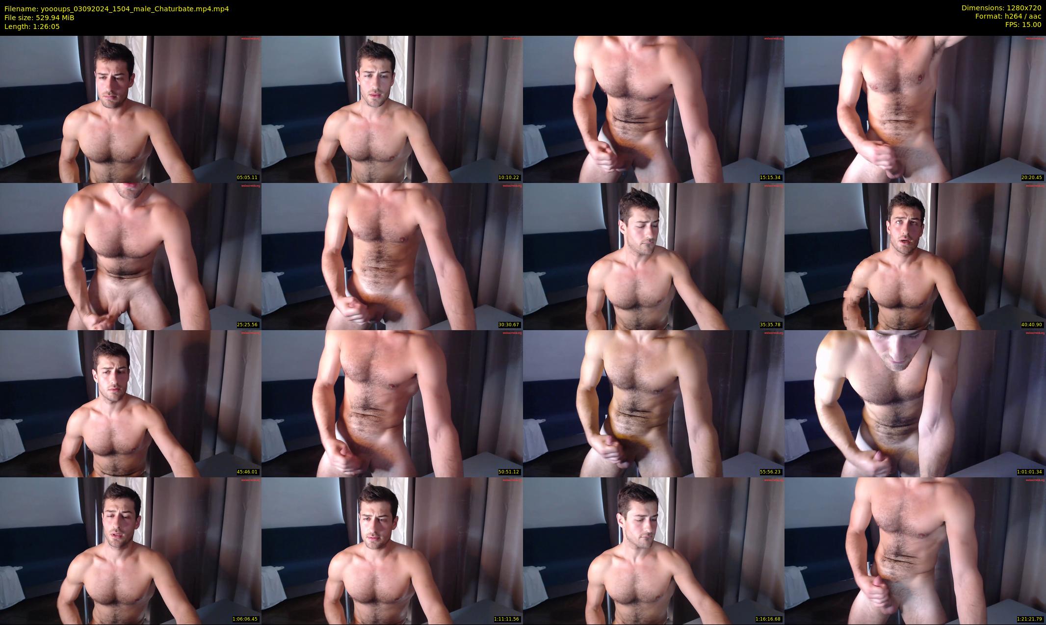 yoooups — 87 minute Chaturbate male cam show recording, 720p, Sep 3, 2024