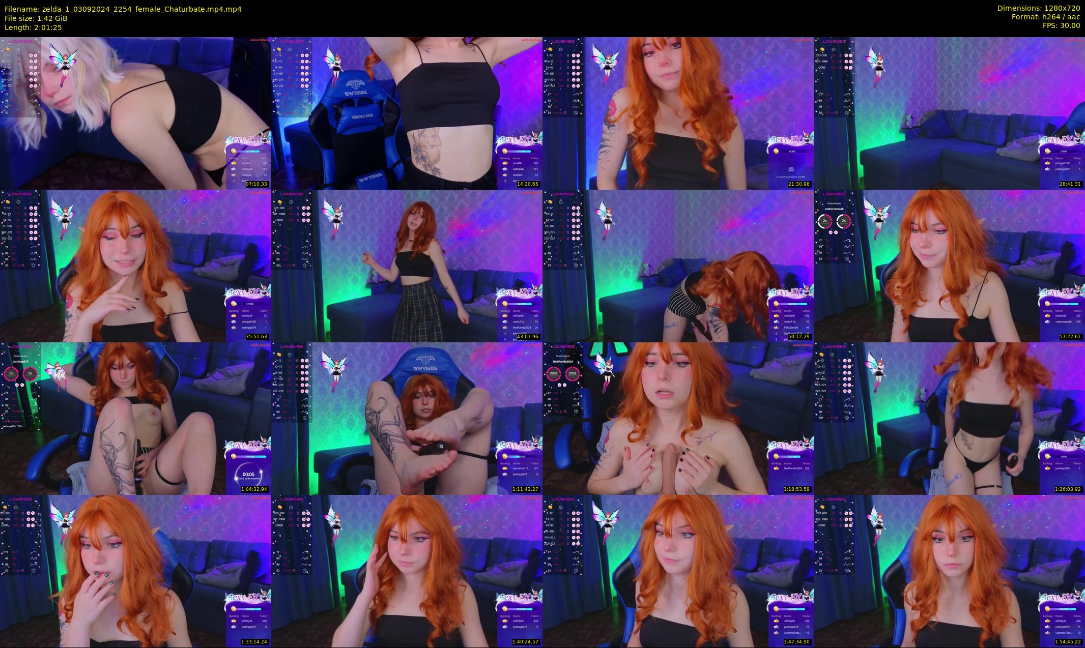 zelda_1 — 122 minute Chaturbate female cam show recording, 720p, Sep 3, 2024