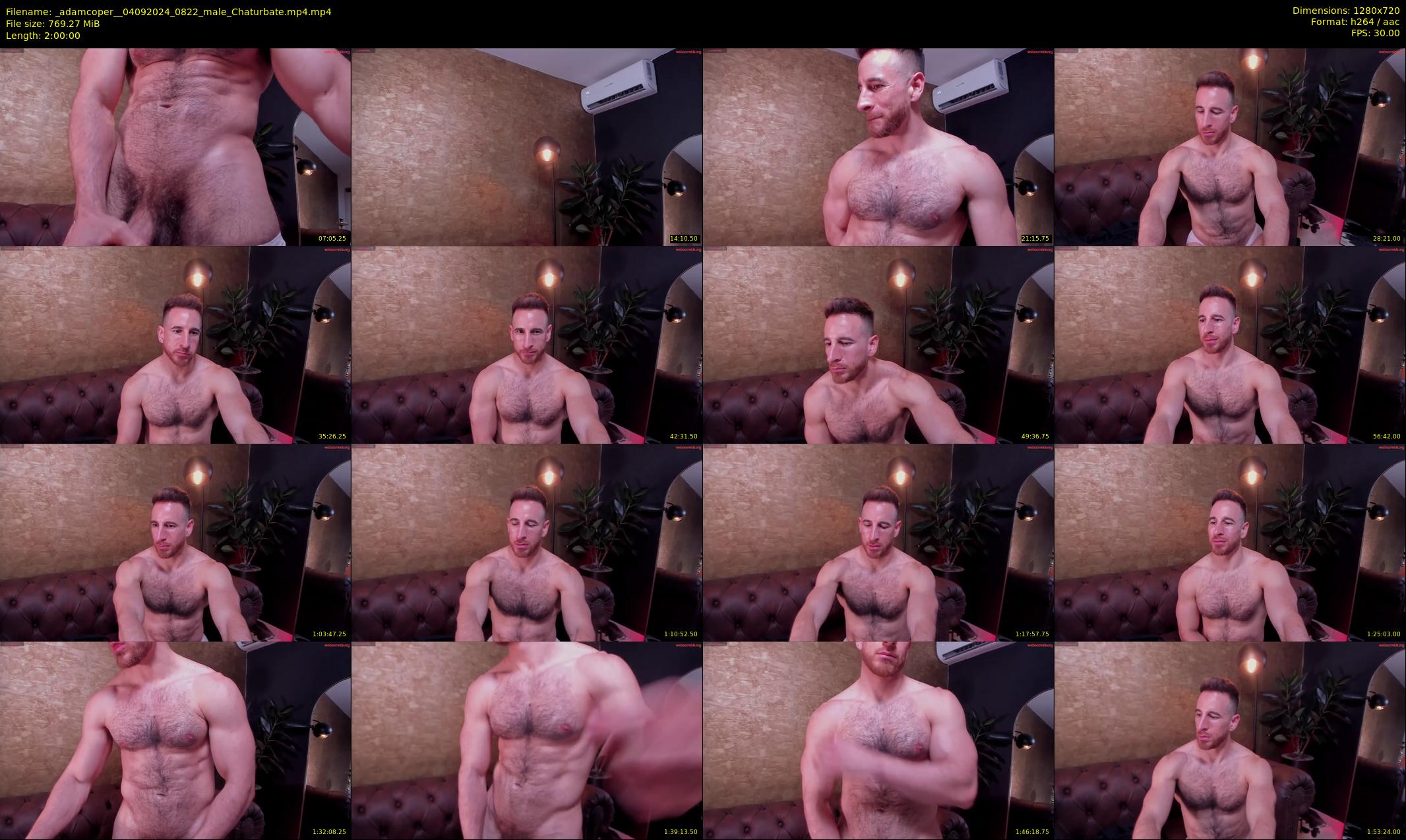 _adamcoper_ — 120 minute Chaturbate male cam show recording, 720p, Sep 4, 2024