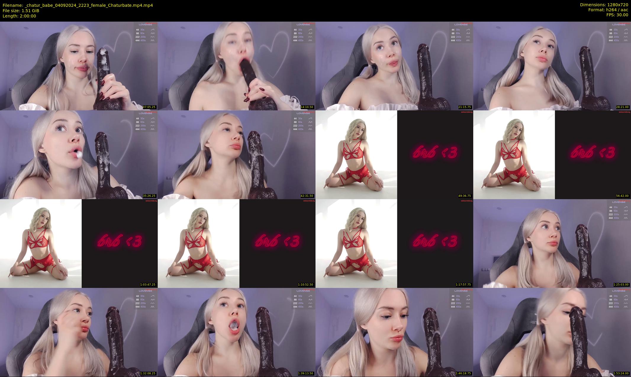 _chatur_babe — 120 minute Chaturbate female cam show recording, 720p, Sep 4, 2024