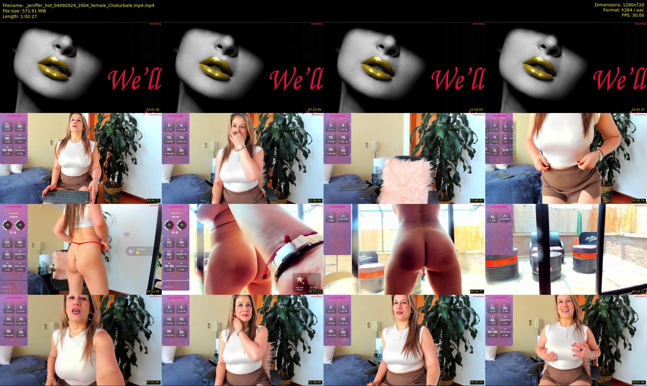 _jeniffer_hot — 63 minute Chaturbate female cam show recording, 720p, Sep 4, 2024