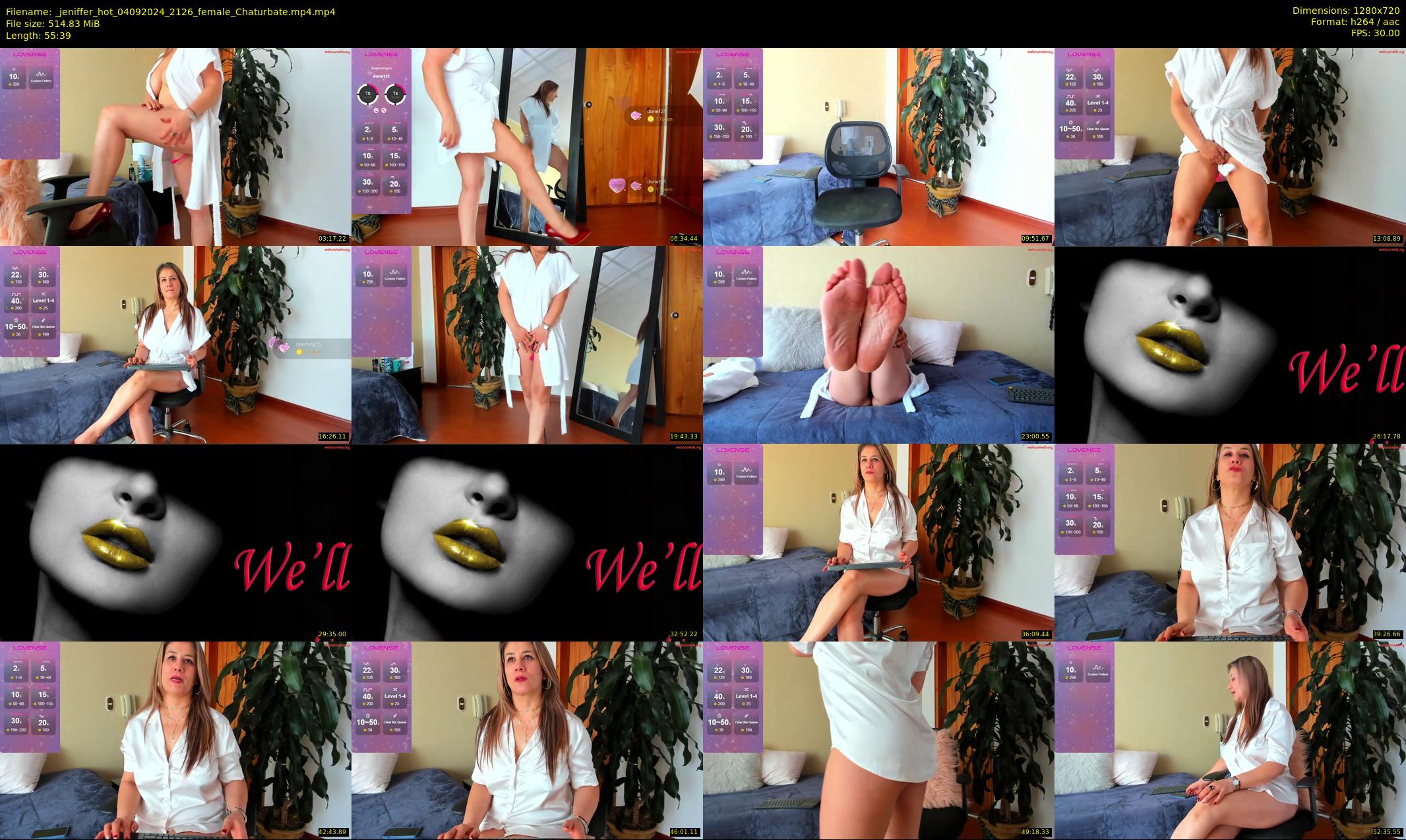 _jeniffer_hot — 56 minute Chaturbate female cam show recording, 720p, Sep 4, 2024