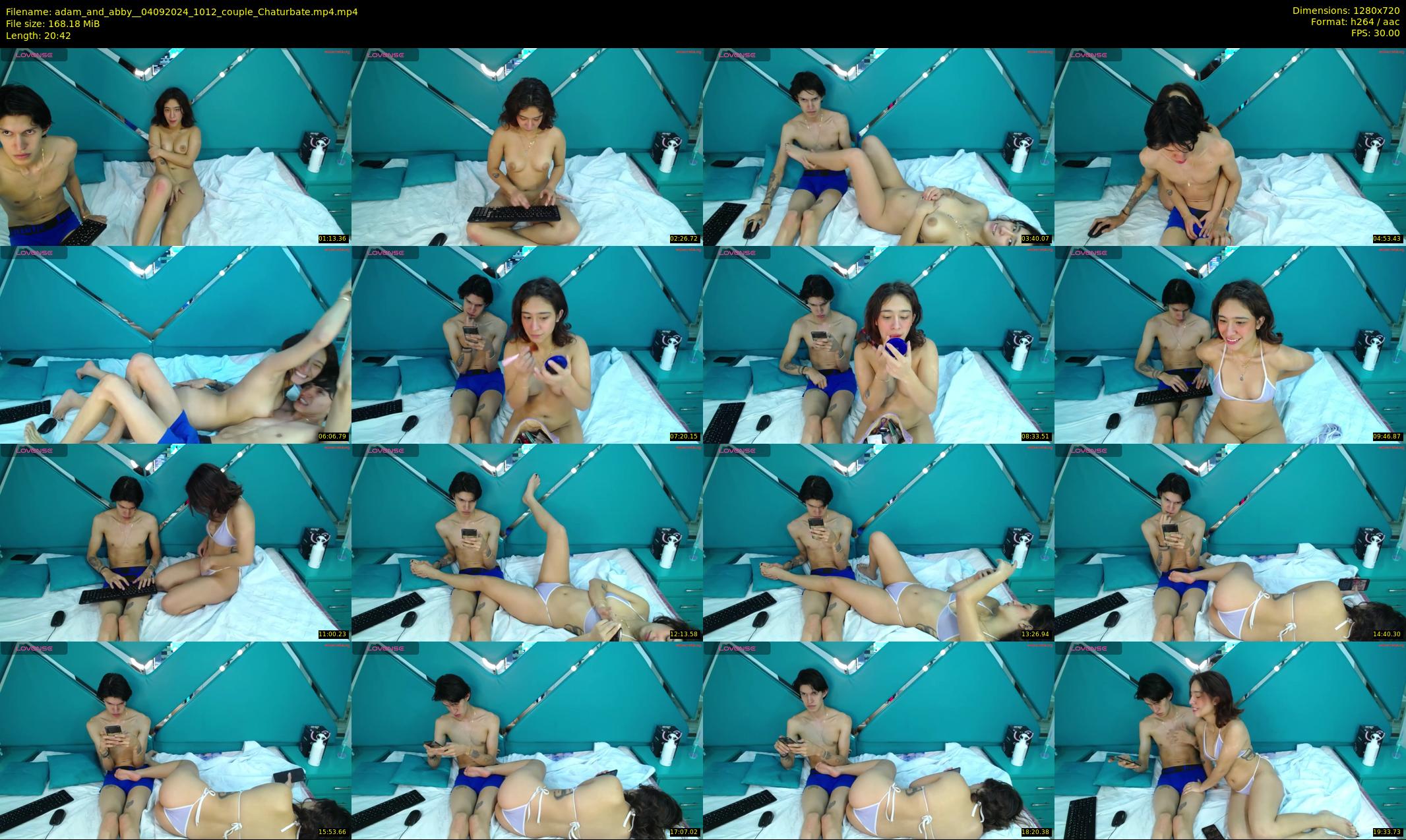 adam_and_abby_ — 21 minute Chaturbate couple cam show recording, 720p, Sep 4, 2024