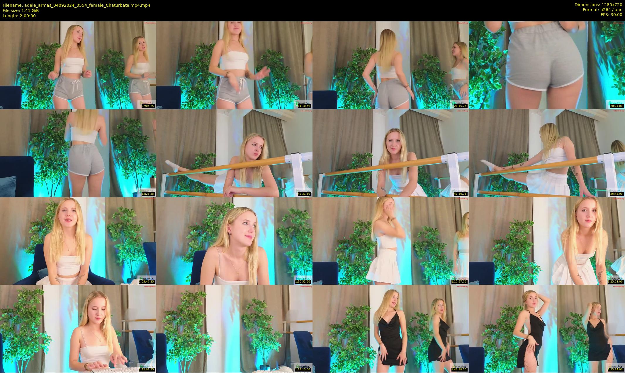 adele_armas — 120 minute Chaturbate female cam show recording, 720p, Sep 4, 2024