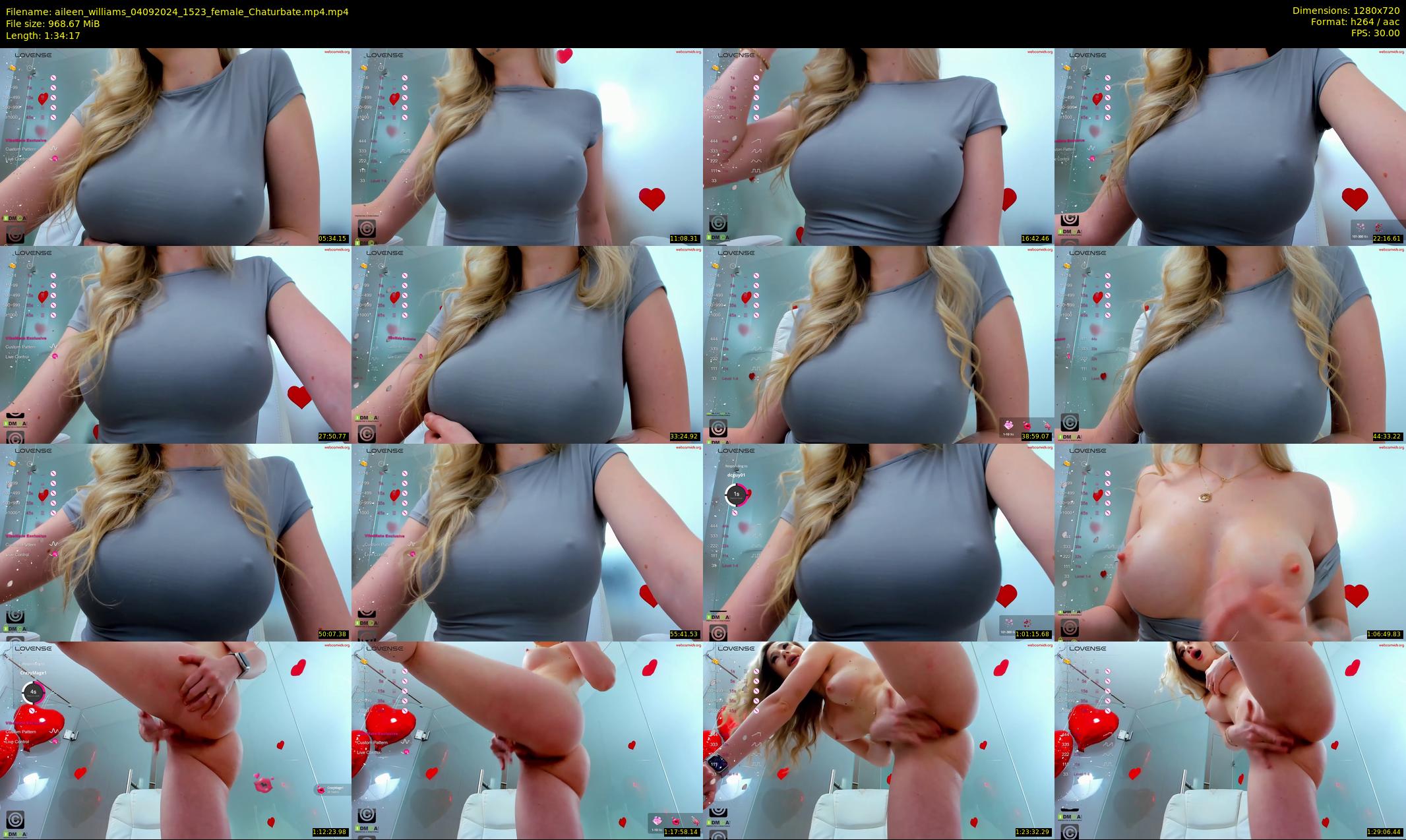 aileen_williams — 95 minute Chaturbate female cam show recording, 720p, Sep 4, 2024