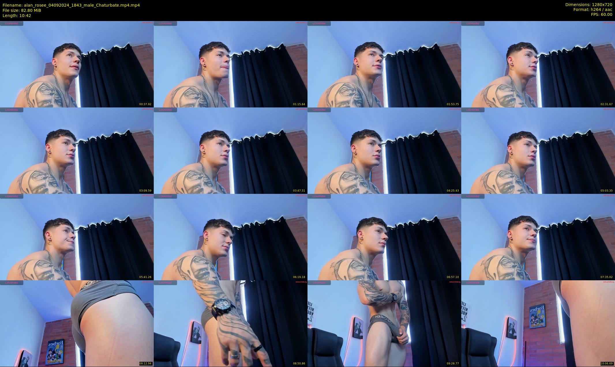 alan_rosee — 11 minute Chaturbate male cam show recording, 720p, Sep 4, 2024
