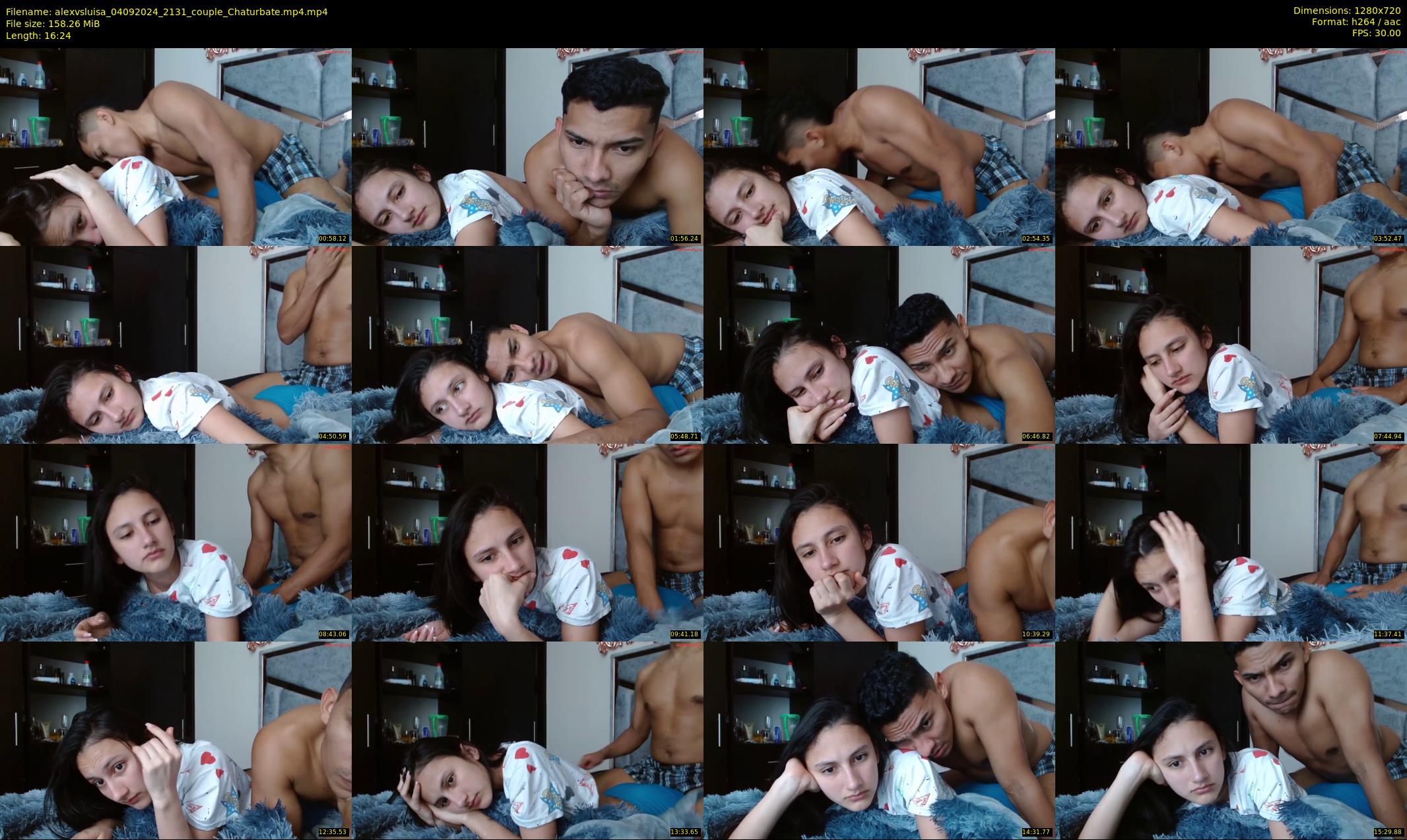 alexvsluisa — 17 minute Chaturbate couple cam show recording, 720p, Sep 4, 2024