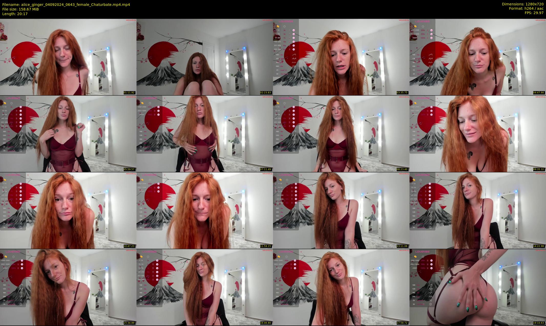 alice_ginger — 21 minute Chaturbate female cam show recording, 720p, Sep 4, 2024