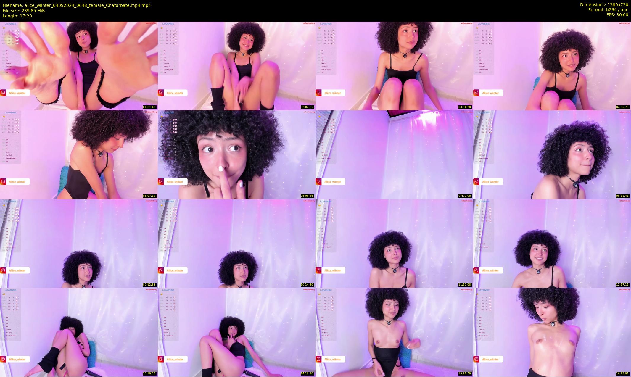 alice_wiinter — 18 minute Chaturbate female cam show recording, 720p, Sep 4, 2024