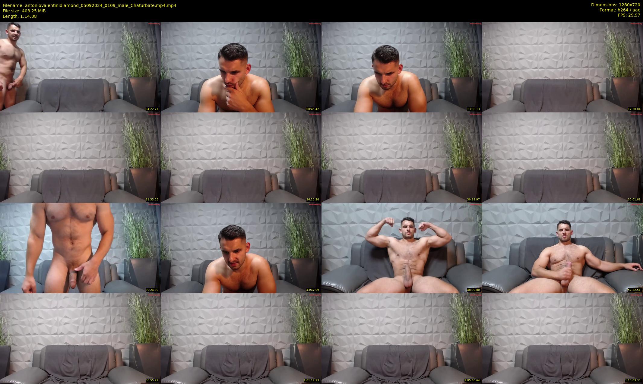 antoniovalentinidiamond — 75 minute Chaturbate male cam show recording, 720p, Sep 5, 2024