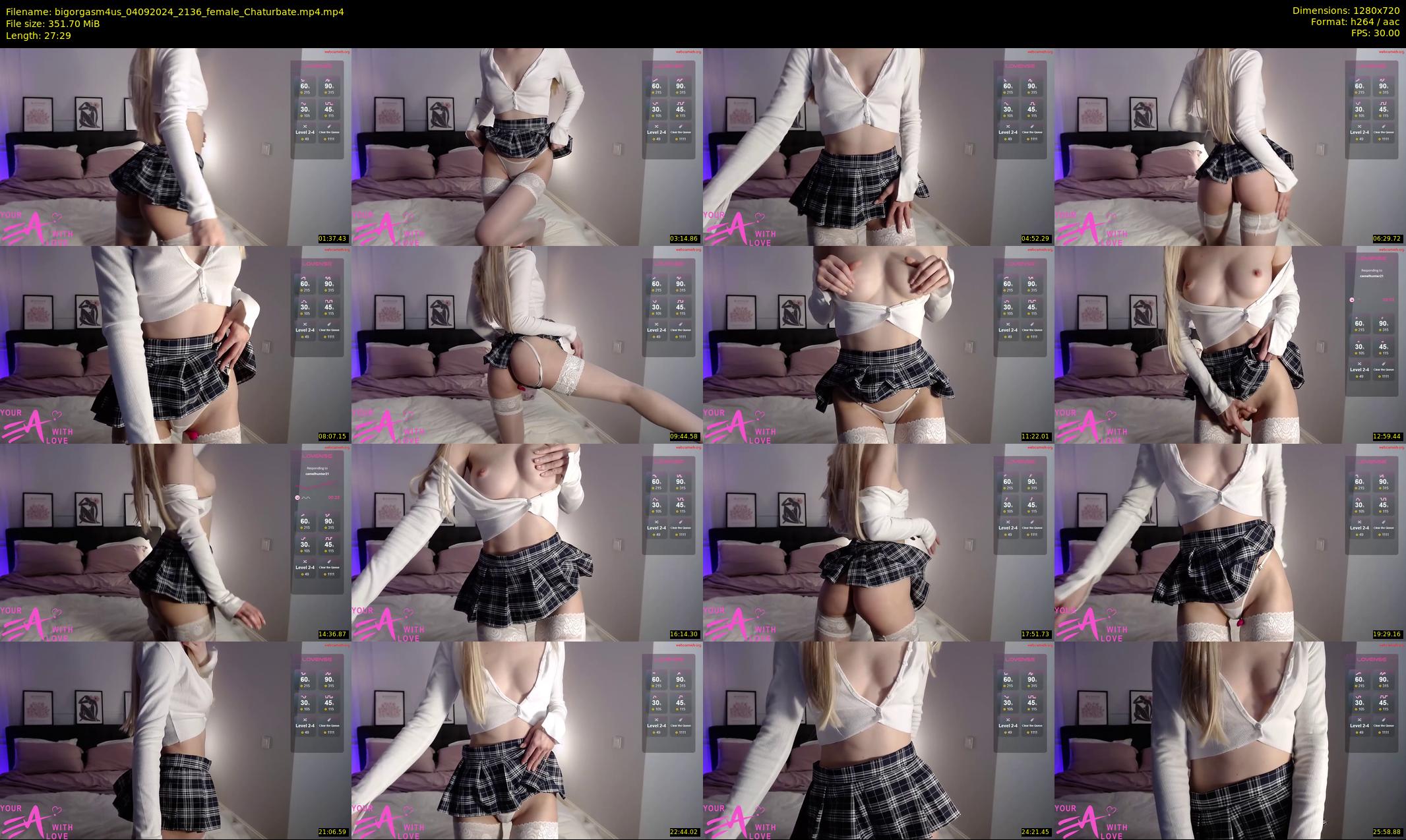 bigorgasm4us — 28 minute Chaturbate female cam show recording, 720p, Sep 4, 2024