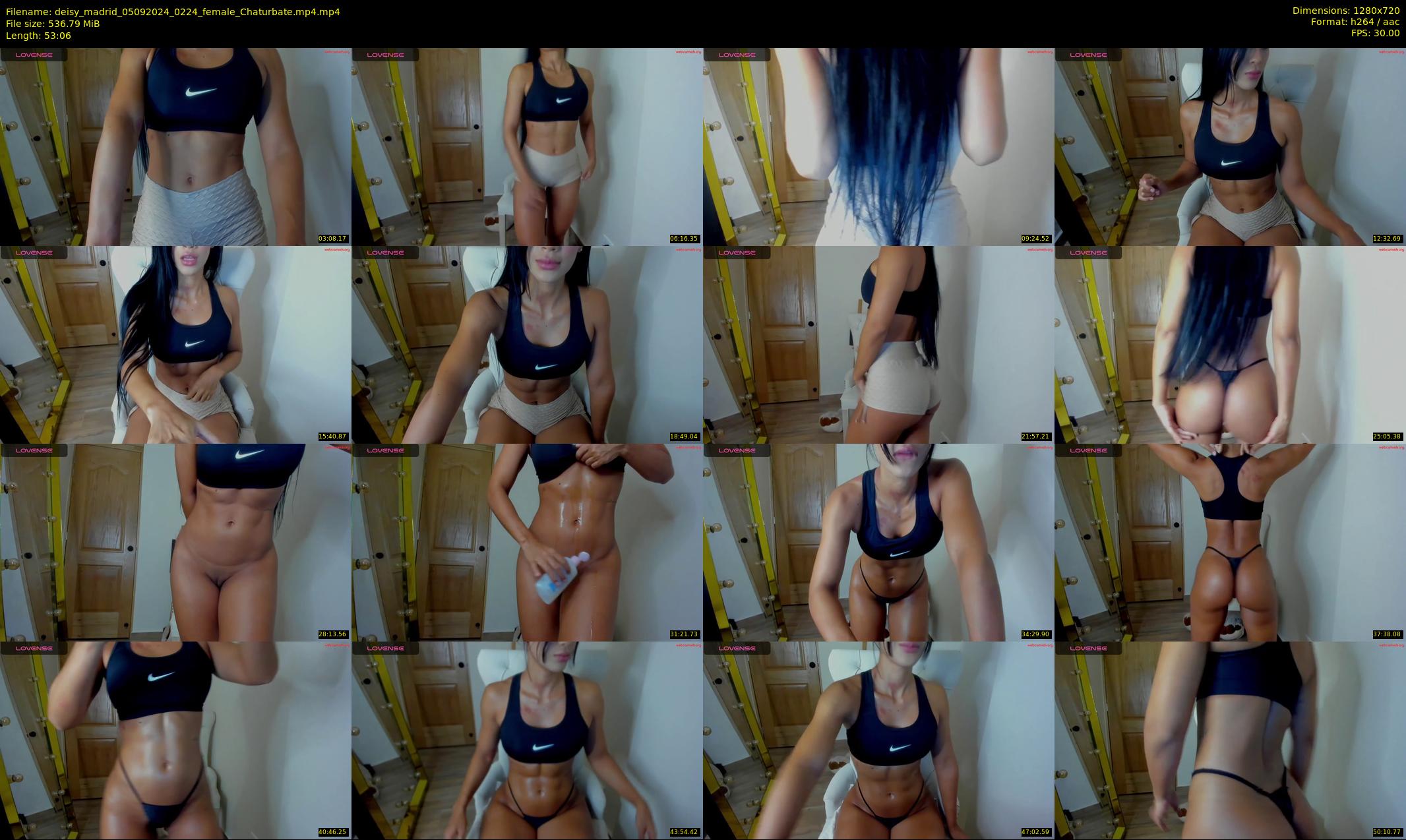 deisy_madrid — 54 minute Chaturbate female cam show recording, 720p, Sep 5, 2024