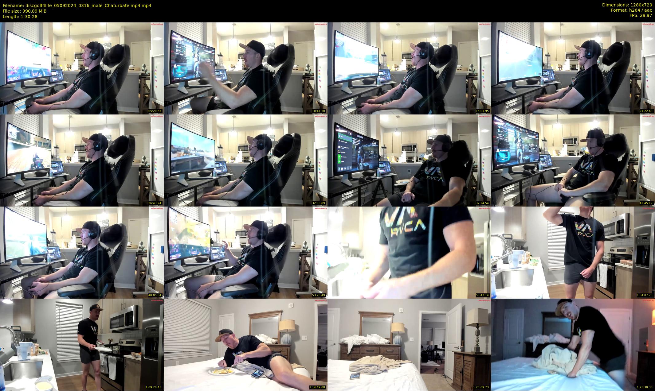 discgolf4life — 91 minute Chaturbate male cam show recording, 720p, Sep 5, 2024