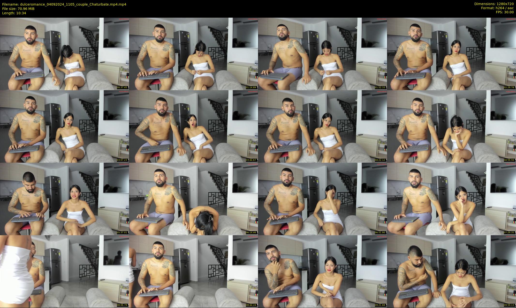 dulceromance — 11 minute Chaturbate couple cam show recording, 720p, Sep 4, 2024