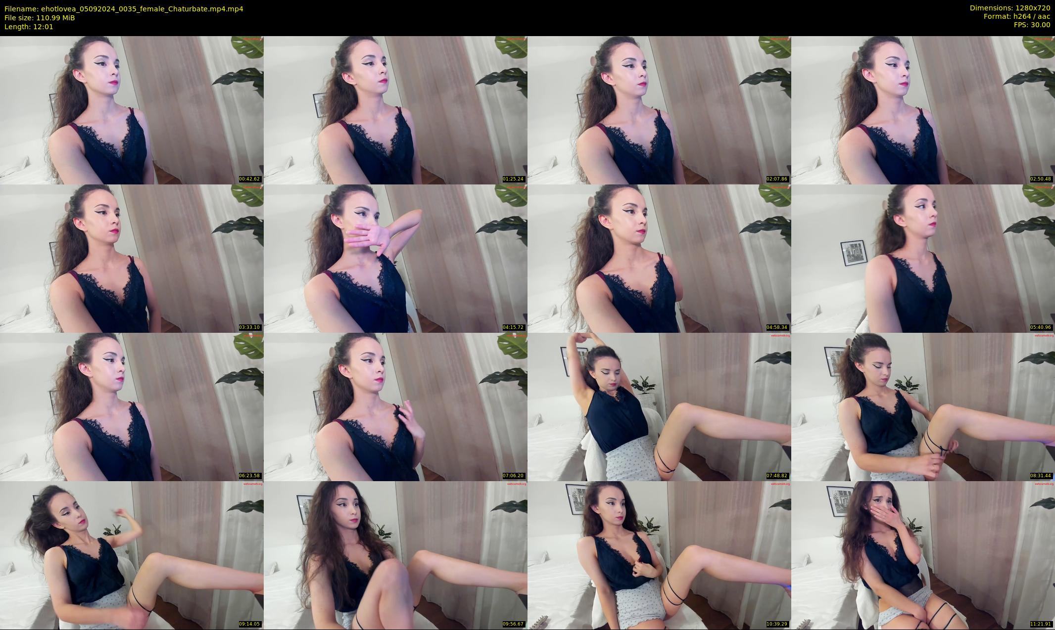 ehotlovea — 13 minute Chaturbate female cam show recording, 720p, Sep 5, 2024